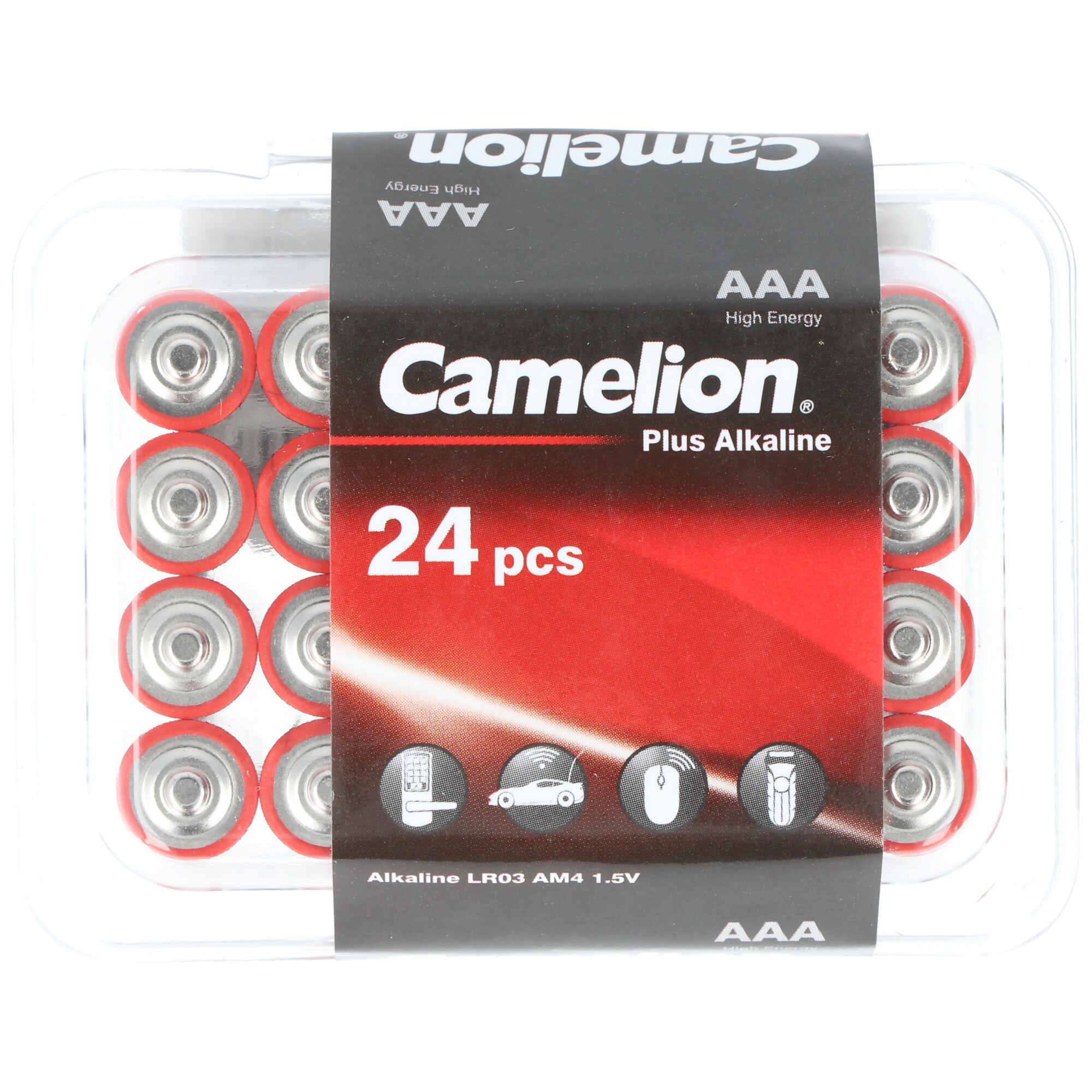 Camelion Plus Alkaline AAA Batterien, 24 Stück in praktischer Aufbewahrungsbox