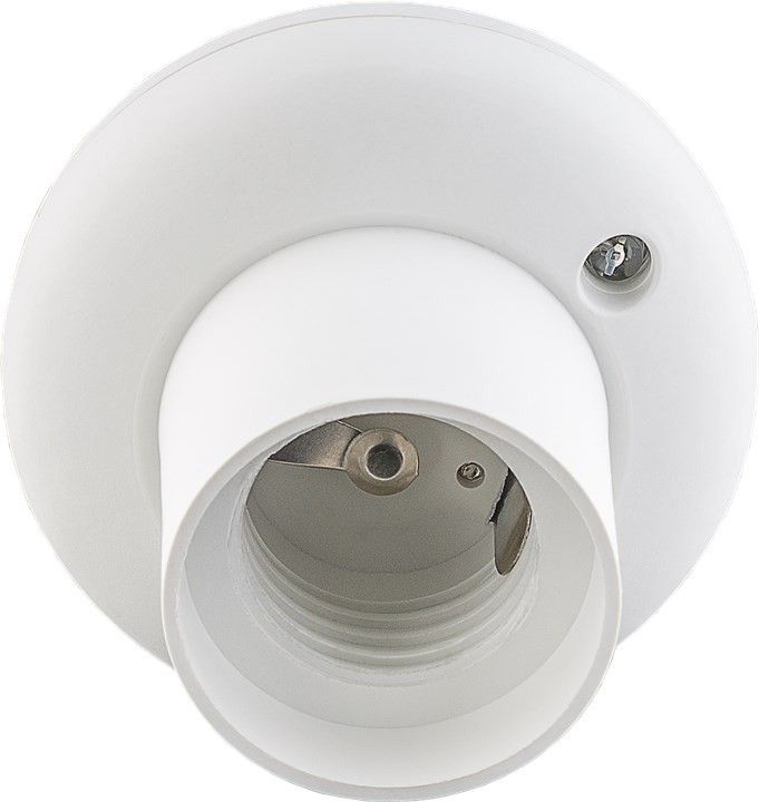 Goobay Lampenfassung E27 mit Mikrowellen- & Lichtsensor - ideal für Abstellräume, Dachböden, Keller, Garagen, Flure oder Treppen
