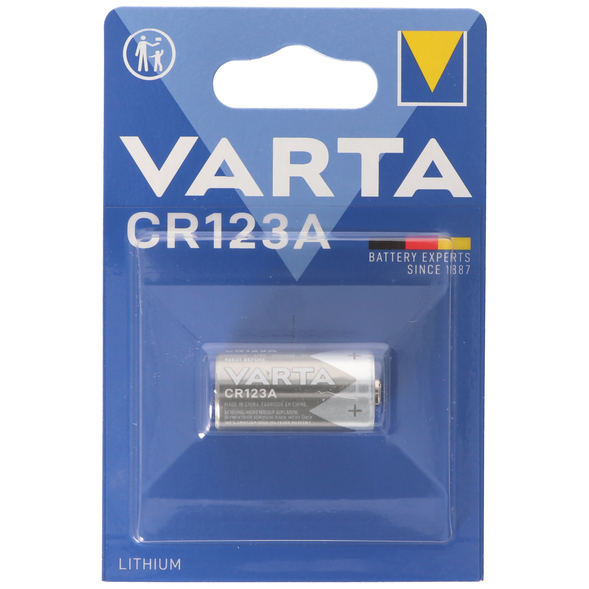 CR123A Varta Batterie Photo Lithium 6205 CR123A IEC CR17345