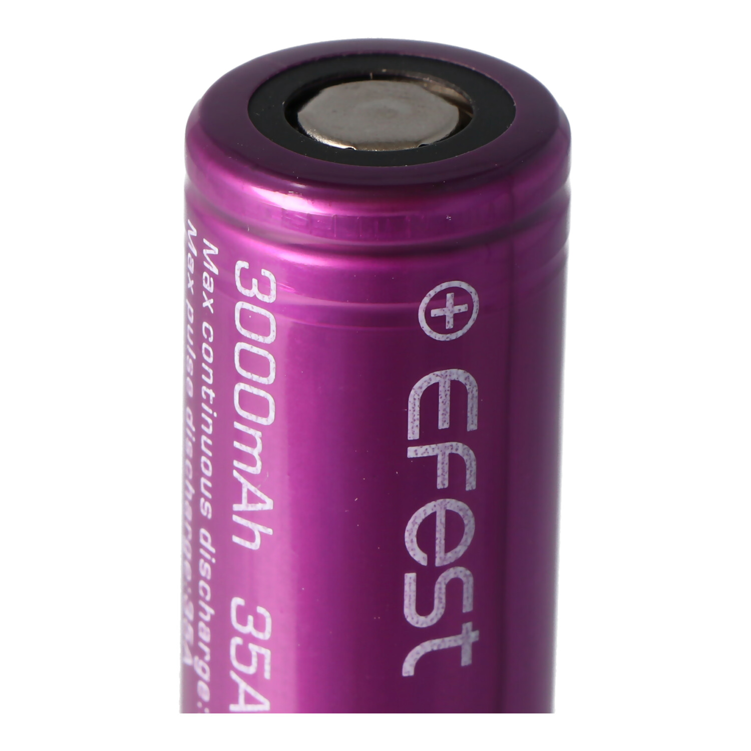Efest Purple IMR 18650 3000mAh 3,6V - 3,7V min. 2900mAh typ. 3000mAh maximal 35A Stromabgabe (Flat Top)