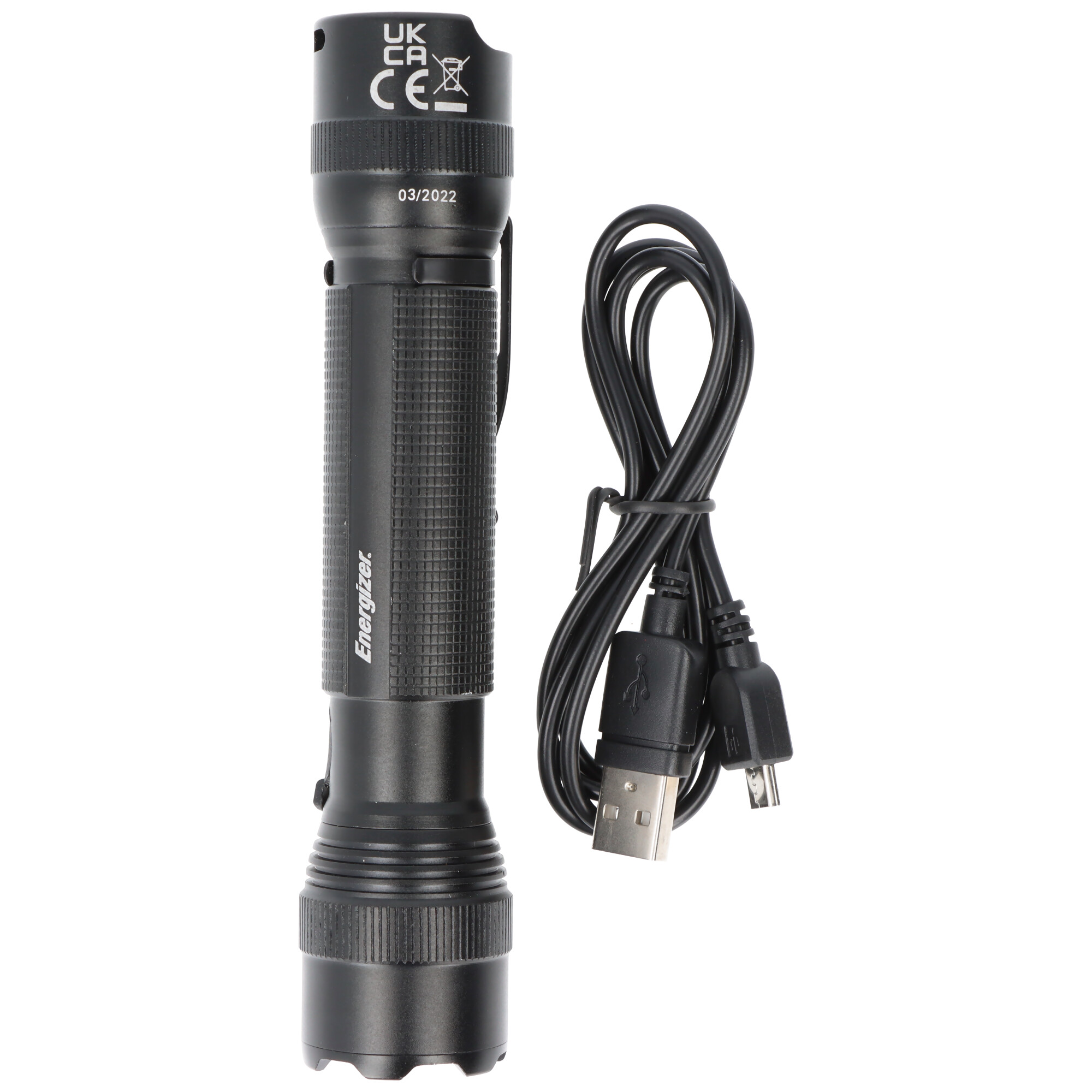 Energizer taktische per USB aufladbare LED-Taschenlampe, LED-Lenser TAC-R 700