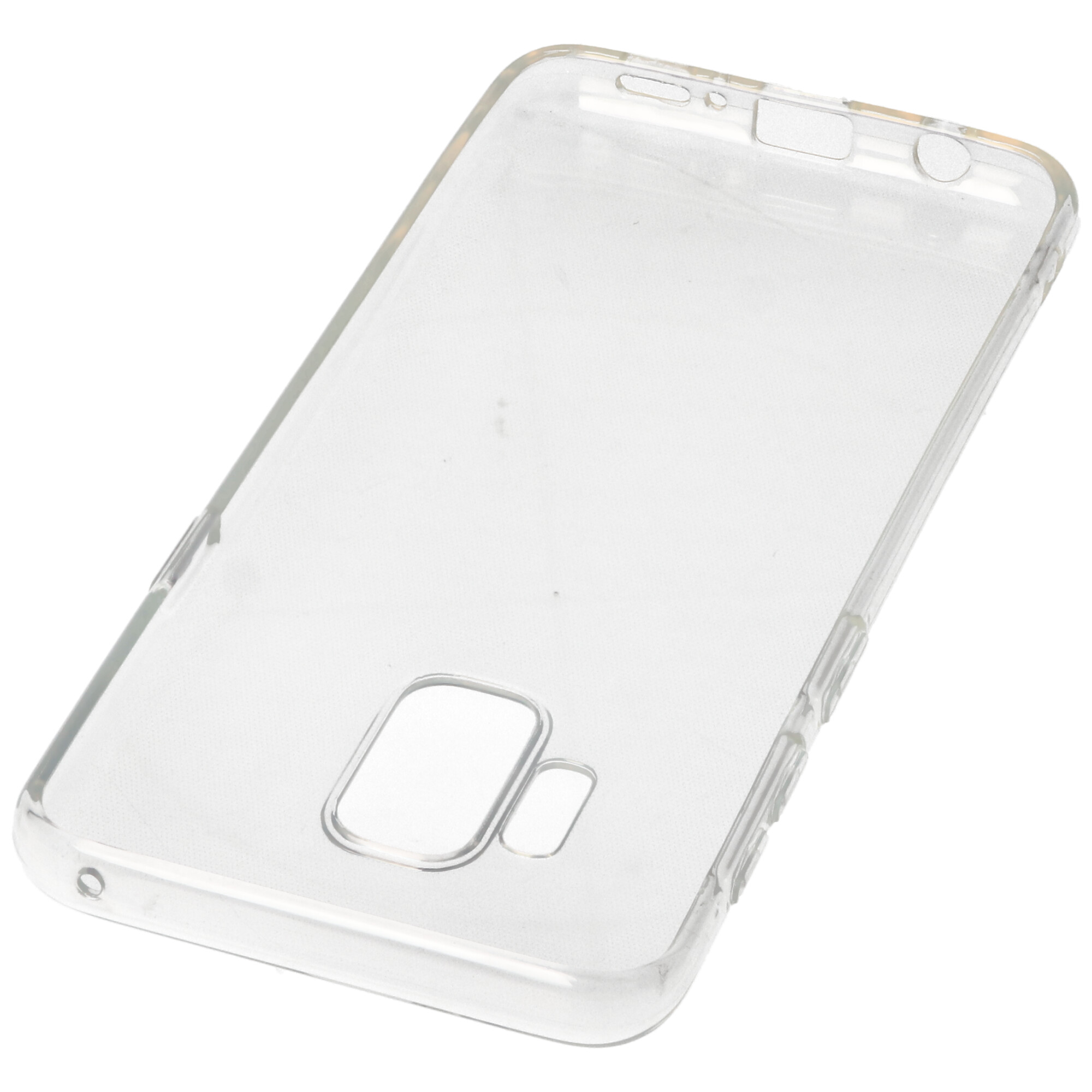 Hülle passend für Samsung Galaxy S9 - transparente Schutzhülle, Anti-Gelb Luftkissen Fallschutz Silikon Handyhülle robustes TPU Case
