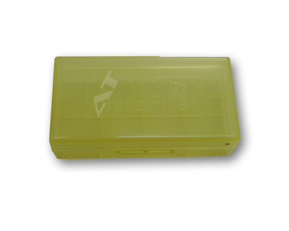 Plastikbox für 2x 18650 oder 4x 16340 transparent