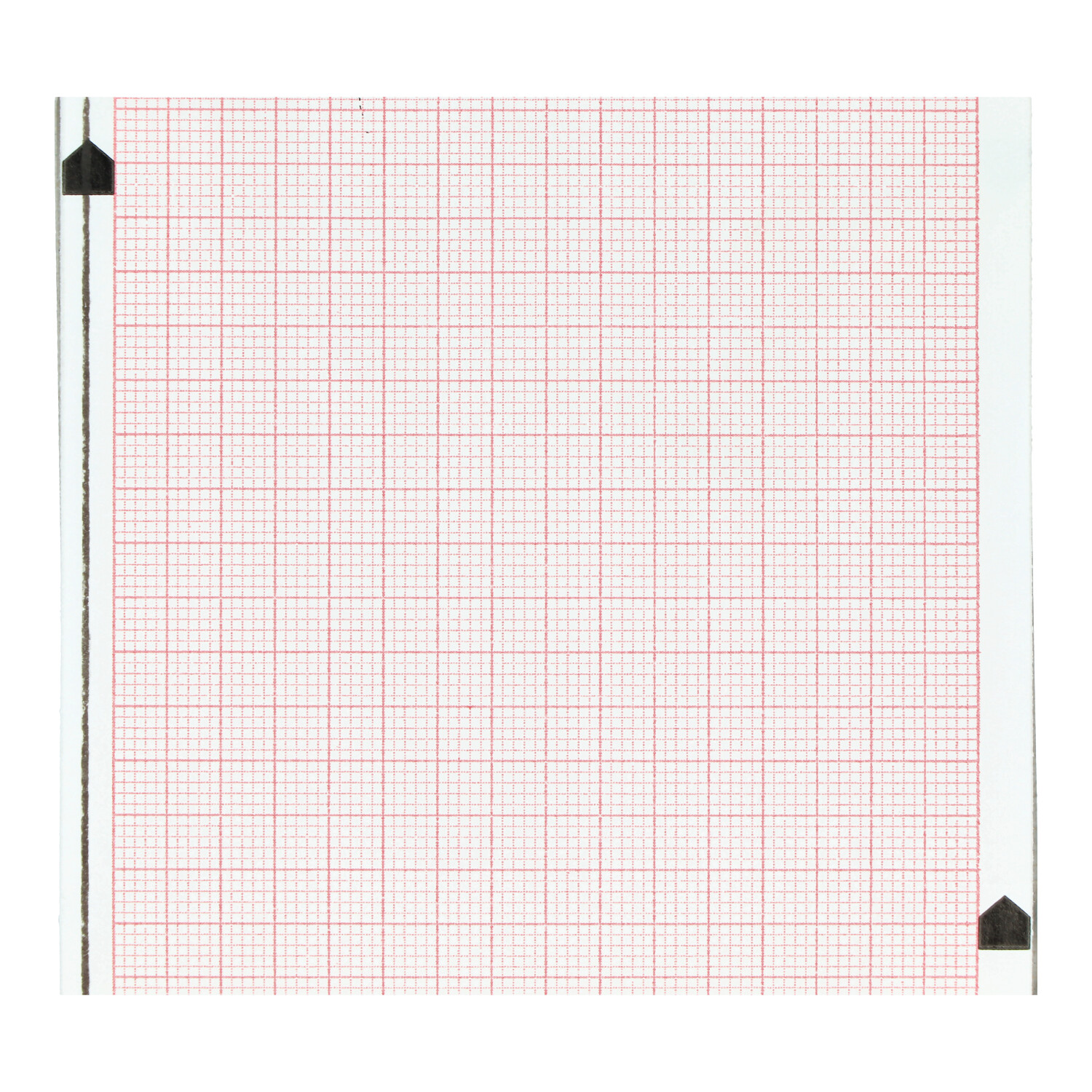 EKG Papier Zoll Faltlage, 10 Blöcke á 200 Blatt