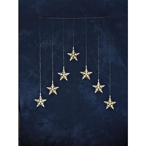 Vorhang mit 7 Sternen ww LED 1243-103