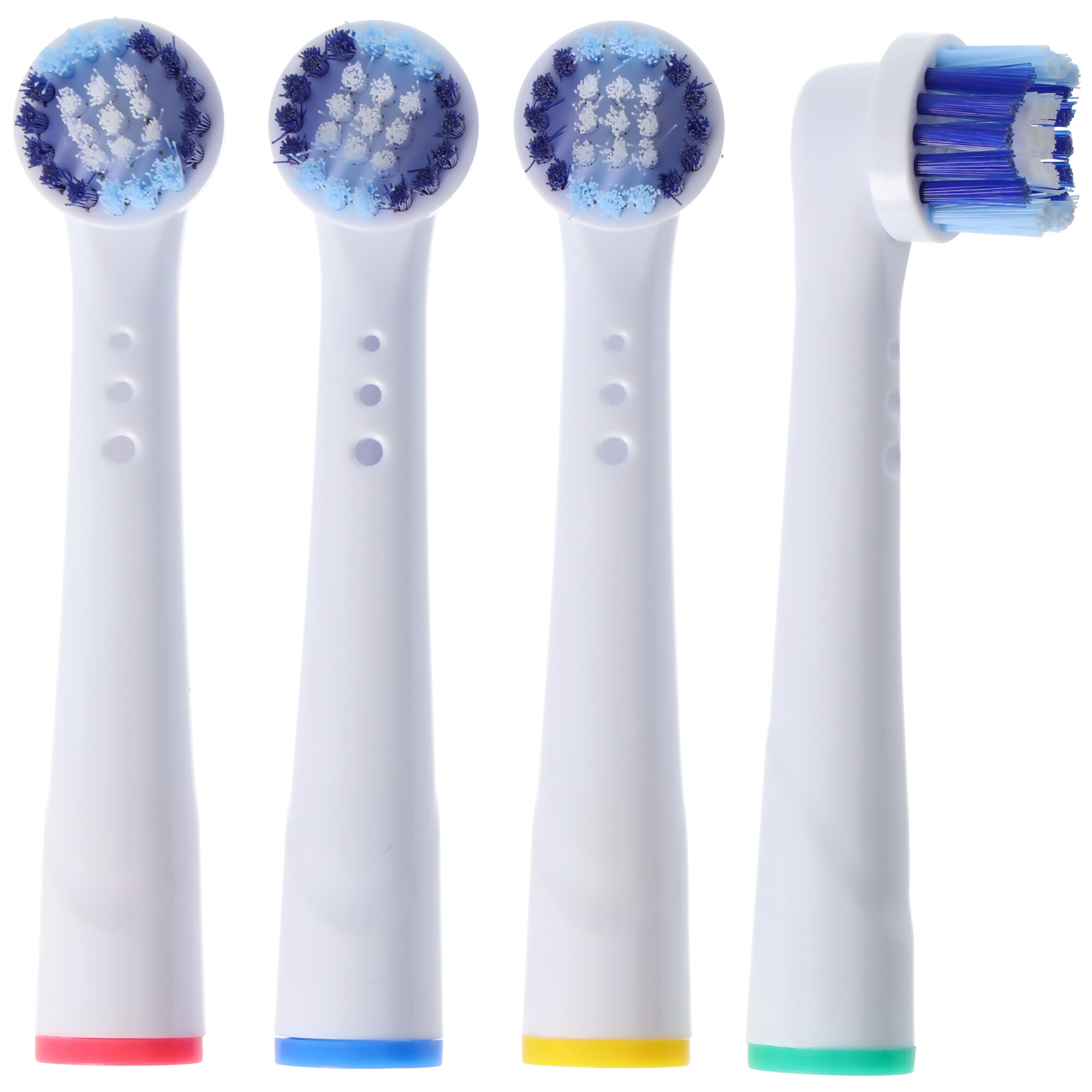 4 Stück Cleaning Brush V2 Ersatz-Zahnbürstenkopf für elektrische Zahnbürsten von Oral-B, passend z.B. für Oral-B D10, D12, D16, D12 und viele andere Modelle von Oral-B