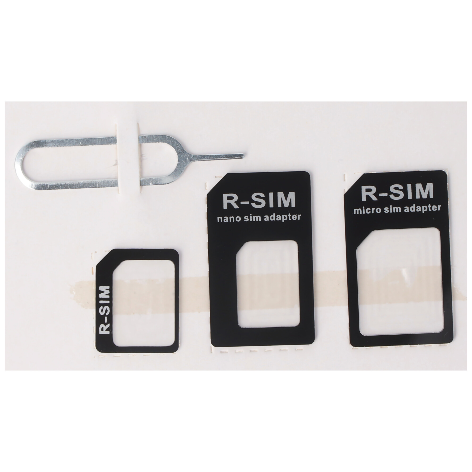 SIM-Kartenadapter 4in1, Adapter Micro-SIM auf SIM, Nano-SIM auf SIM, Nano-SIM auf Micro-SIM