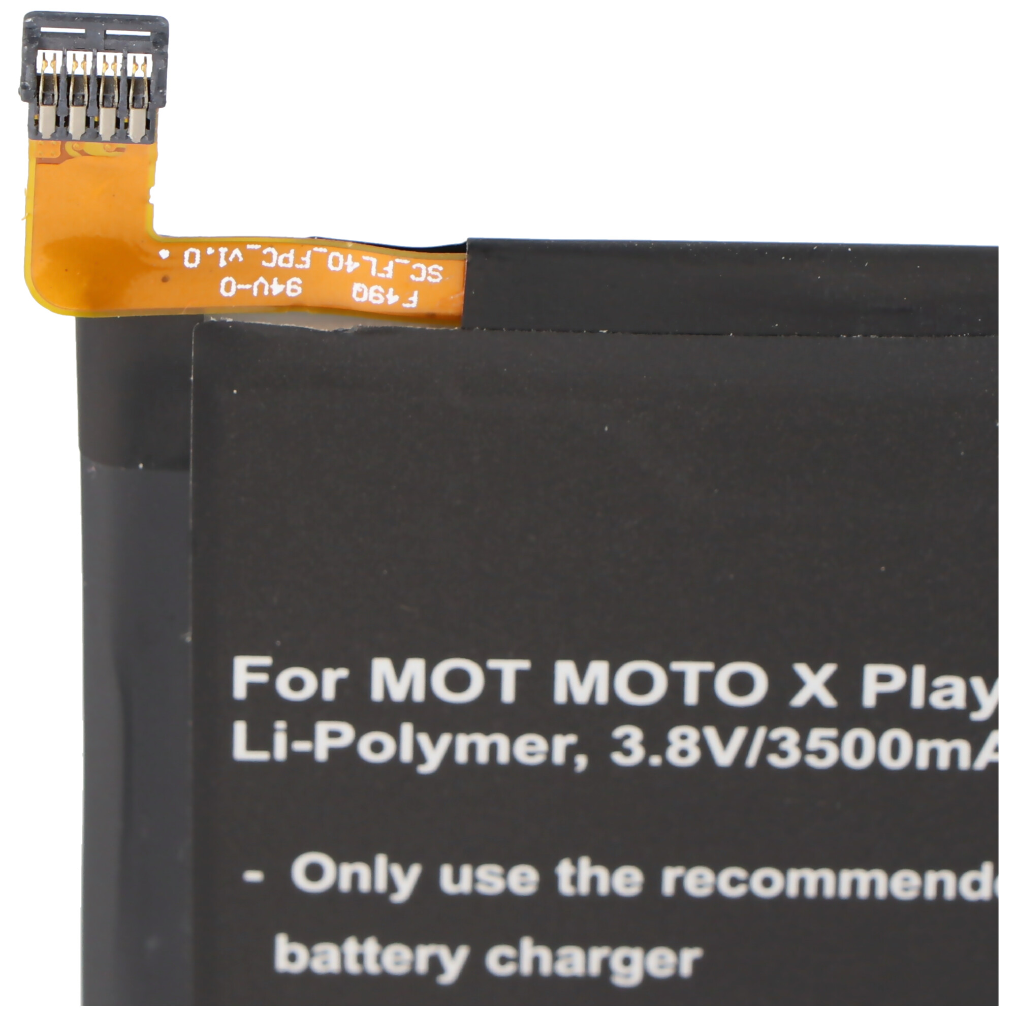 Akku passend für Motorola MOTO X Play, Li-Polymer, 3,8V, 3500mAh, 13,3Wh, built-in, ohne Werkzeug