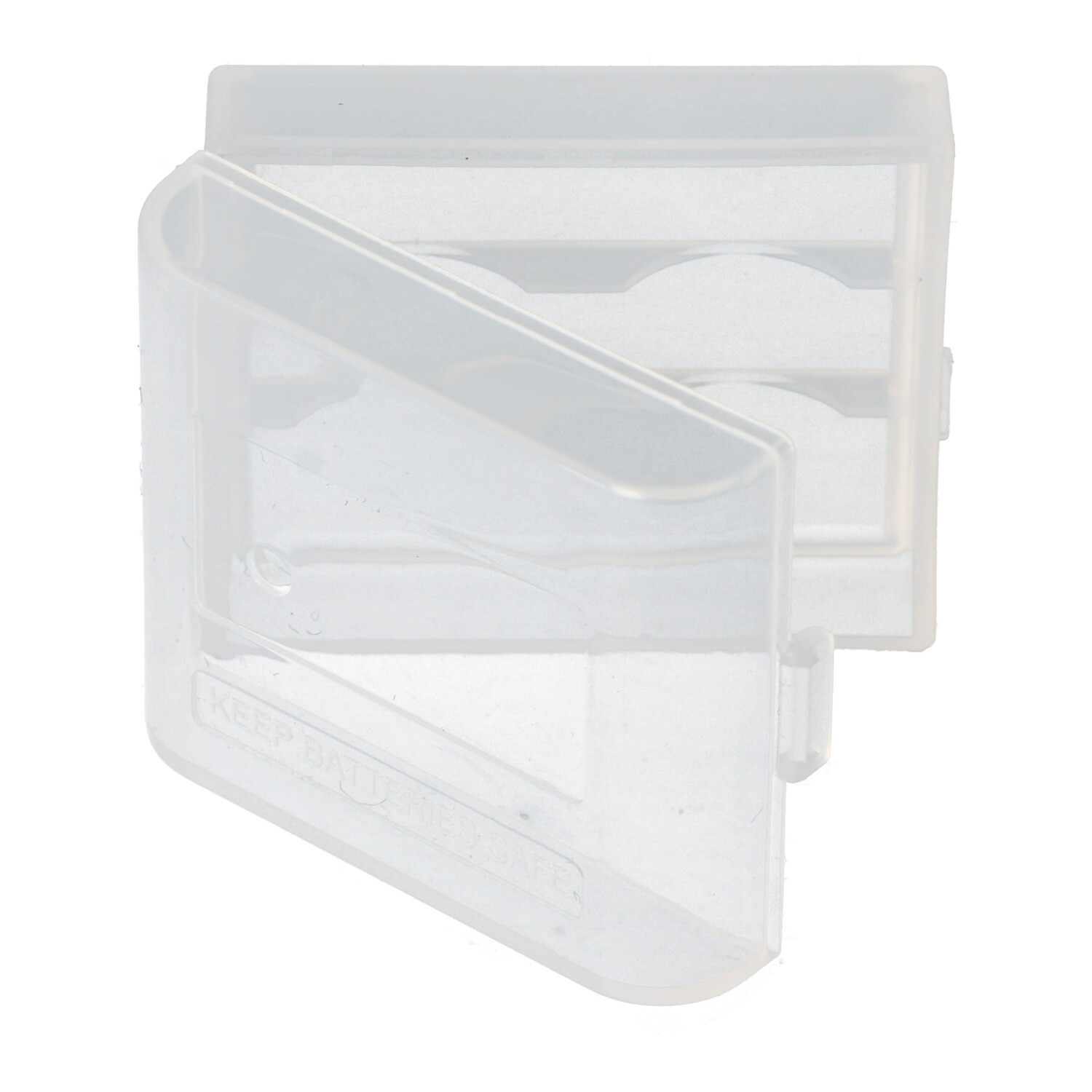Soshine Plastikbox für 2x 16340/RCR123 transparent