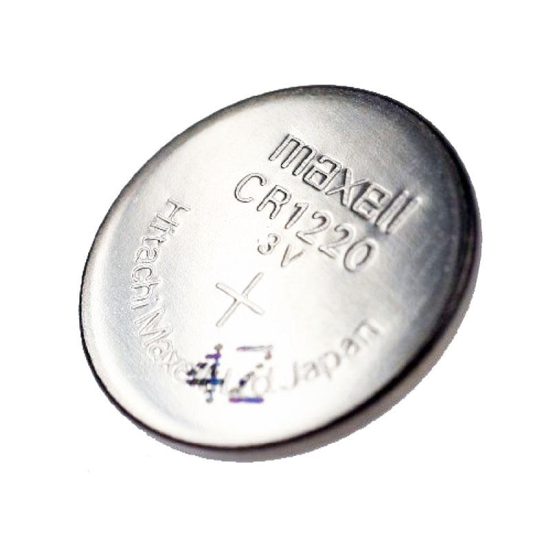 5 Stück CR1220 Lithium Batterie IEC CR1220, 3 Volt max. 38mAh, 12x2mm