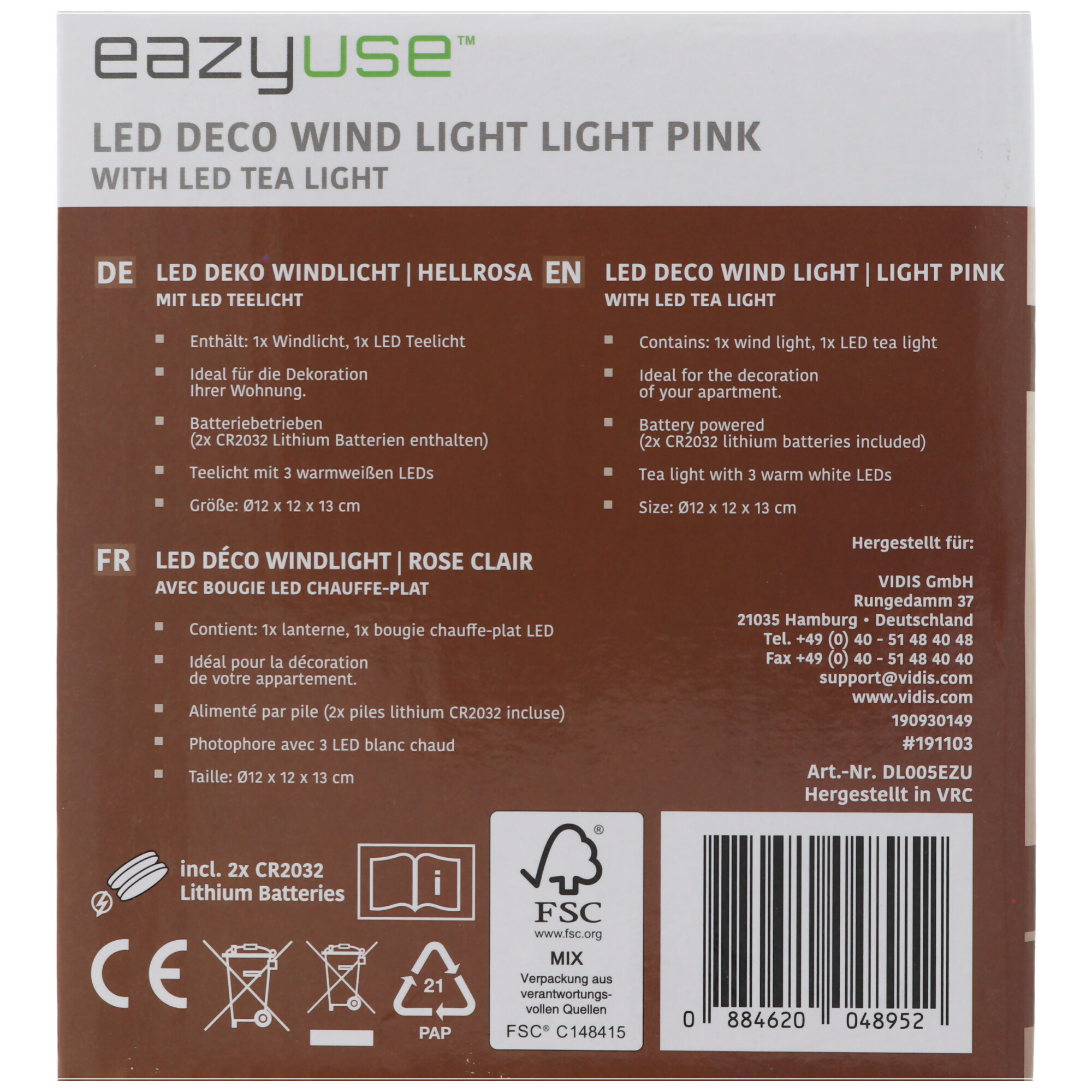 LED Windlicht mit dem Schriftzug Love is all you need türkis, die LED-Laterne, der runde Kerzenhalter, mit 2 Batterien