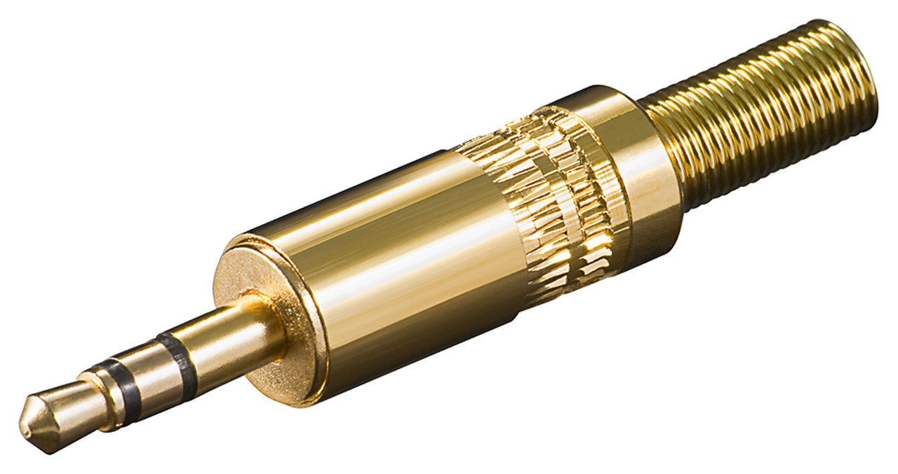 Goobay Klinkenstecker - 3,5 mm - stereo - 3,5-mm-Klinkenstecker (3-polig, stereo)