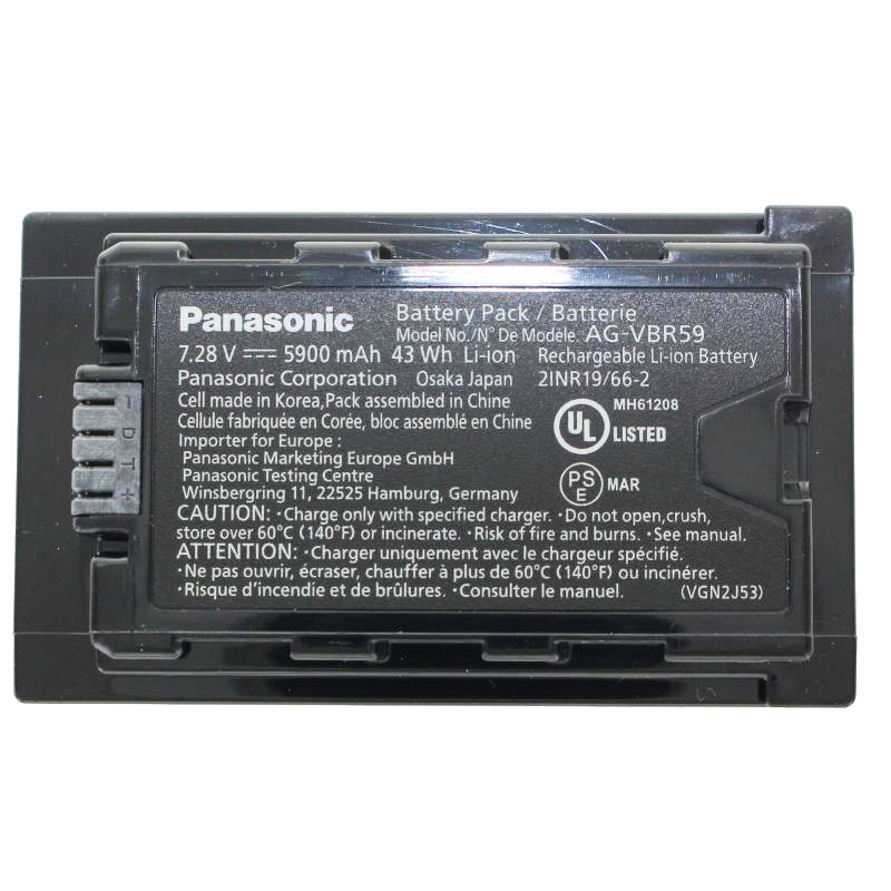 Panasonic AG-VBR59E Akku 5900mAh passend für AG-DVX200, AJ-PX270