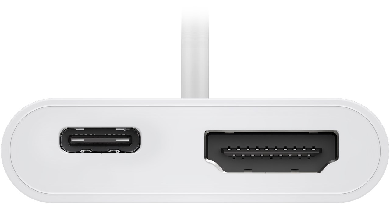 Goobay USB-C™-Adapter HDMI 4k60Hz, PD, weiß - erweitert ein USB-C™ Gerät um einen HDMI™Anschluss