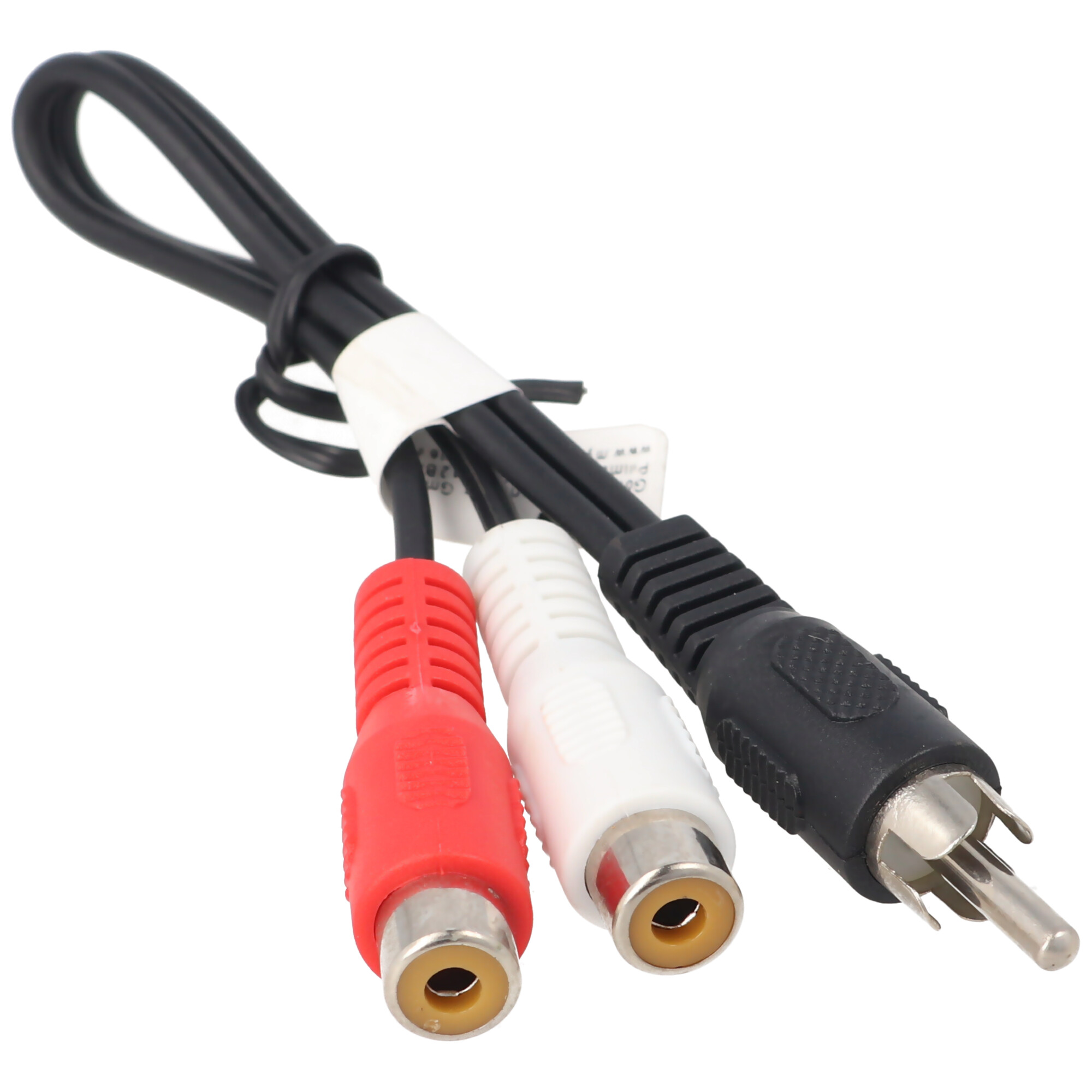 Audio-Video-Kabel 0,2 m 1 x Cinch-Stecker > 2 x Cinch-Kupplung