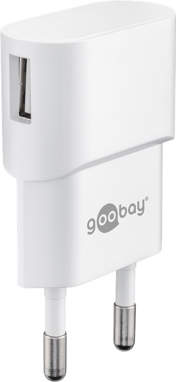 Goobay Apple Lightning Ladeset 1 A - Netzteil mit Apple Lightning Kabel 1m (weiß)