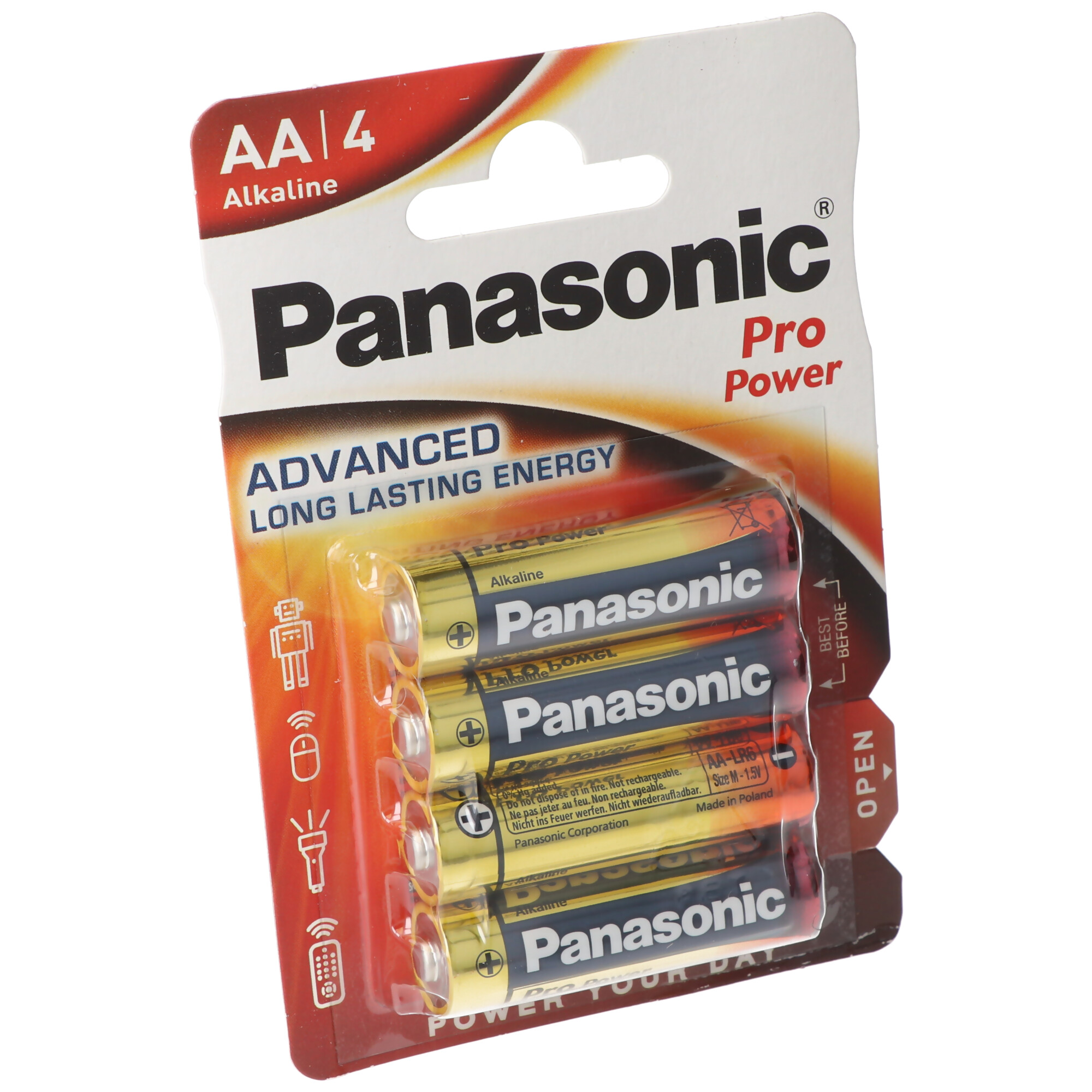 Panasonic Pro Power Mignon AA, LR6 Alkaline 4er Blister LR6PPG/4