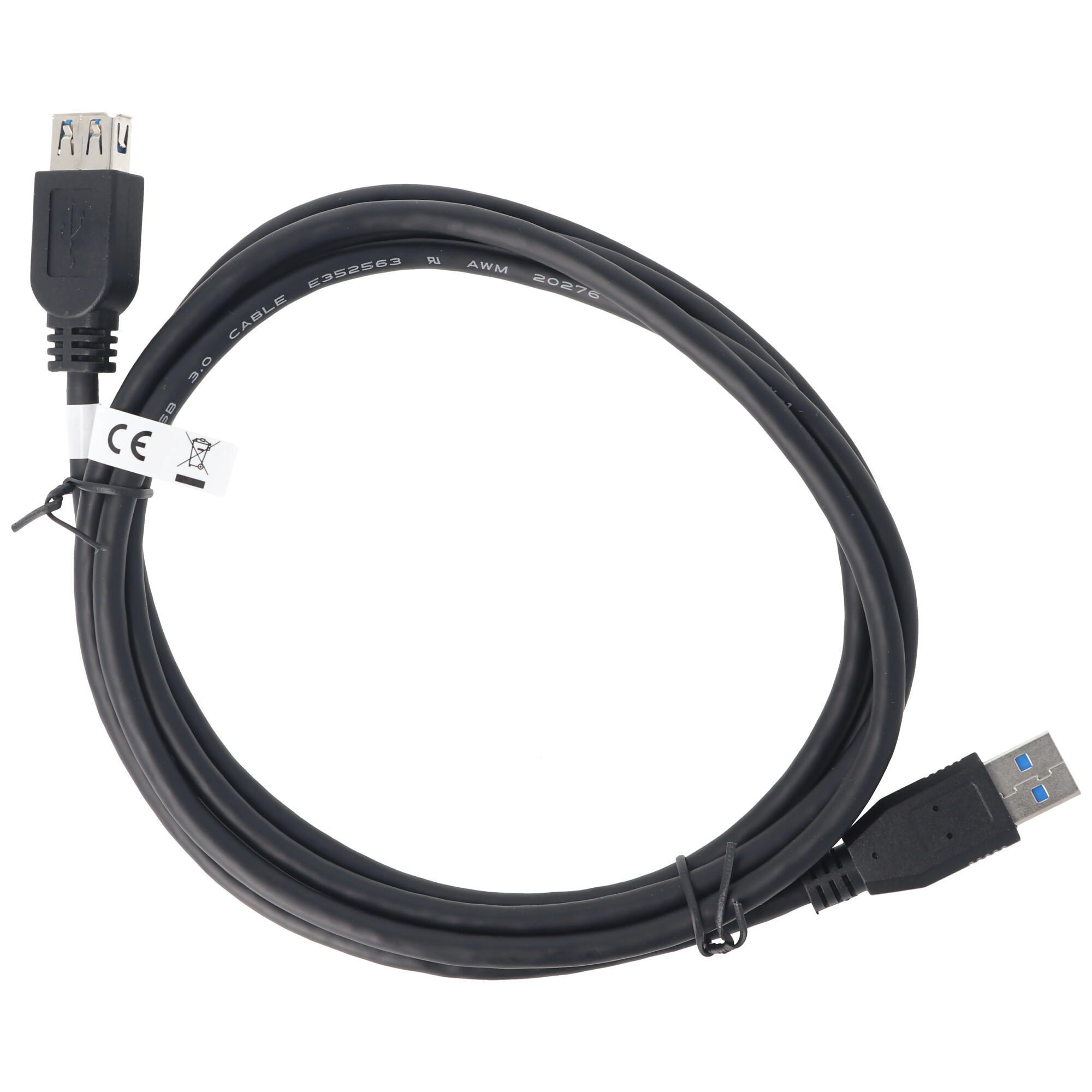 USB 3.0 SuperSpeed Verlängerungskabel 1,8 m, USB 3.0 Stecker (Typ