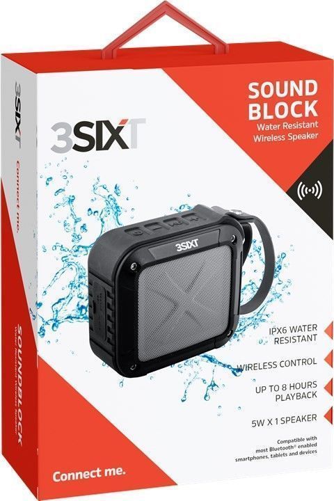 Soundblock Lautsprecher Bluetooth Soundbox, Schutzklasse IPX6 wasserdicht, mit integriertem Akku