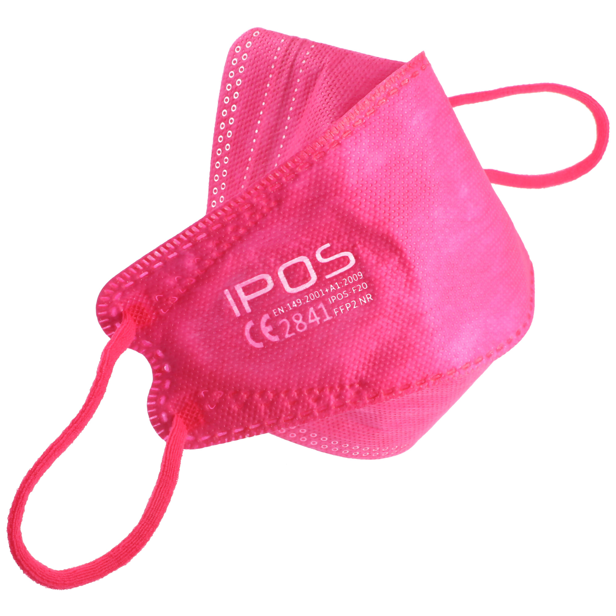 10 Stück FFP2 Maske Pink, zertifiziert nach DIN EN149:2001+A1:2009, partikelfiltrierende Halbmaske, FFP2 Schutzmaske