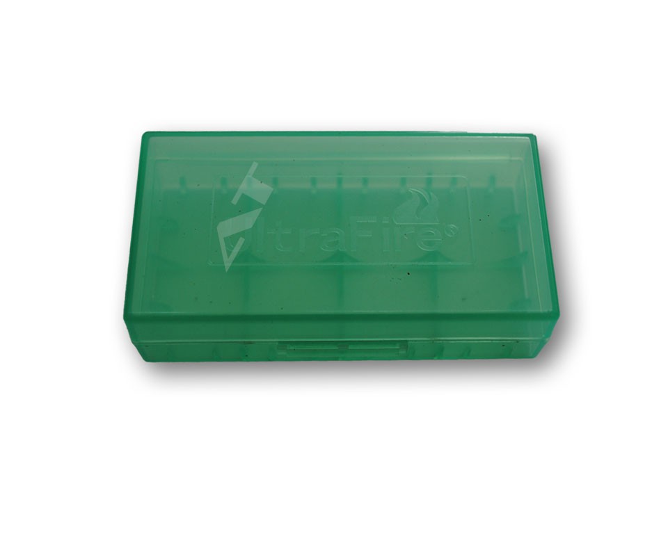 Plastikbox für 2x 18650 oder 4x 16340 transparent
