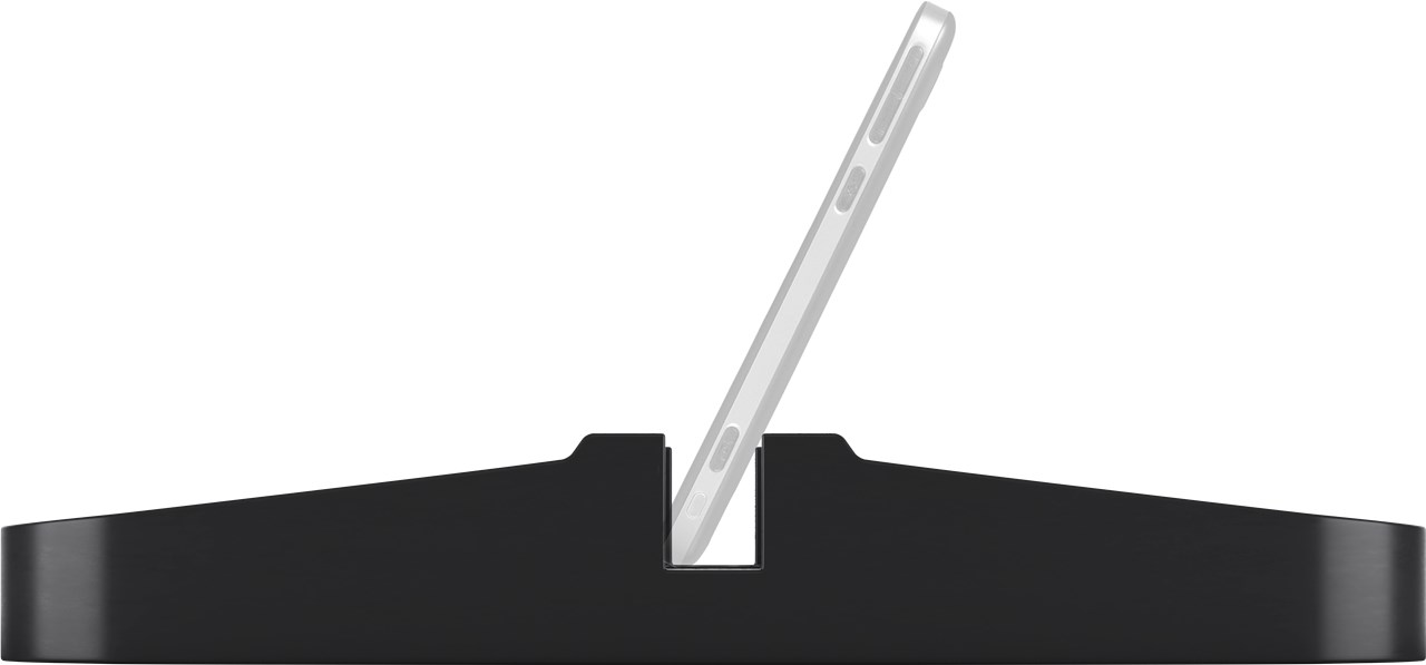 Goobay Kabelloses Kfz-Schnellladegerät 15 W, schwarz - Ladematte geeignet für Smartphones und Geräte mit Qi-Standard