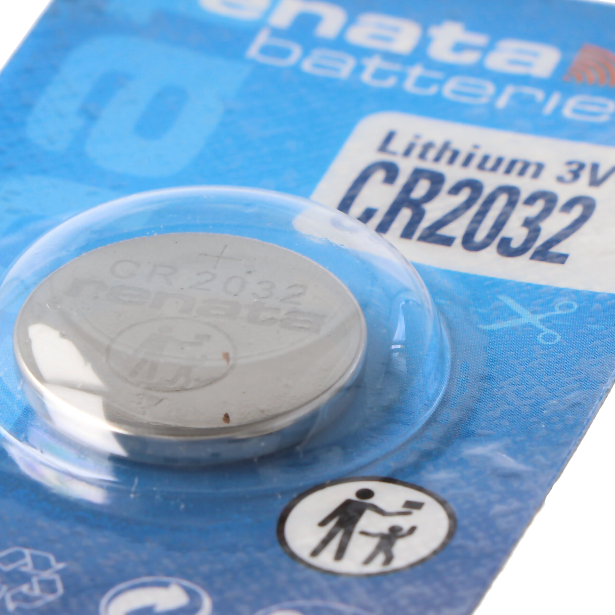 Renata CR2032 Lithium Batterie, Lithiumzelle CR2032, 3V