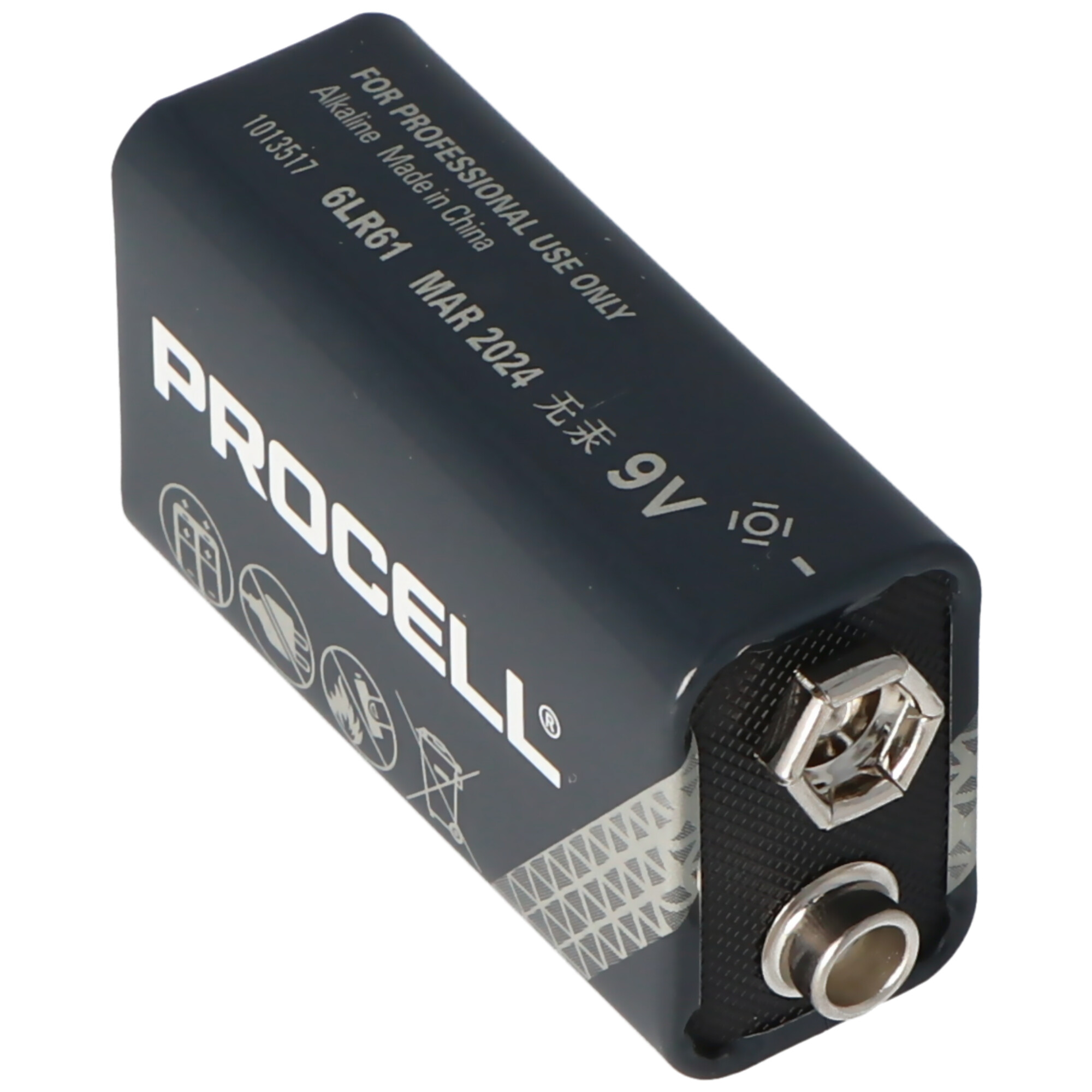 10 Stück Duracell Procell MN1604 9V-Block im Karton, Duracell Industrial MN1604