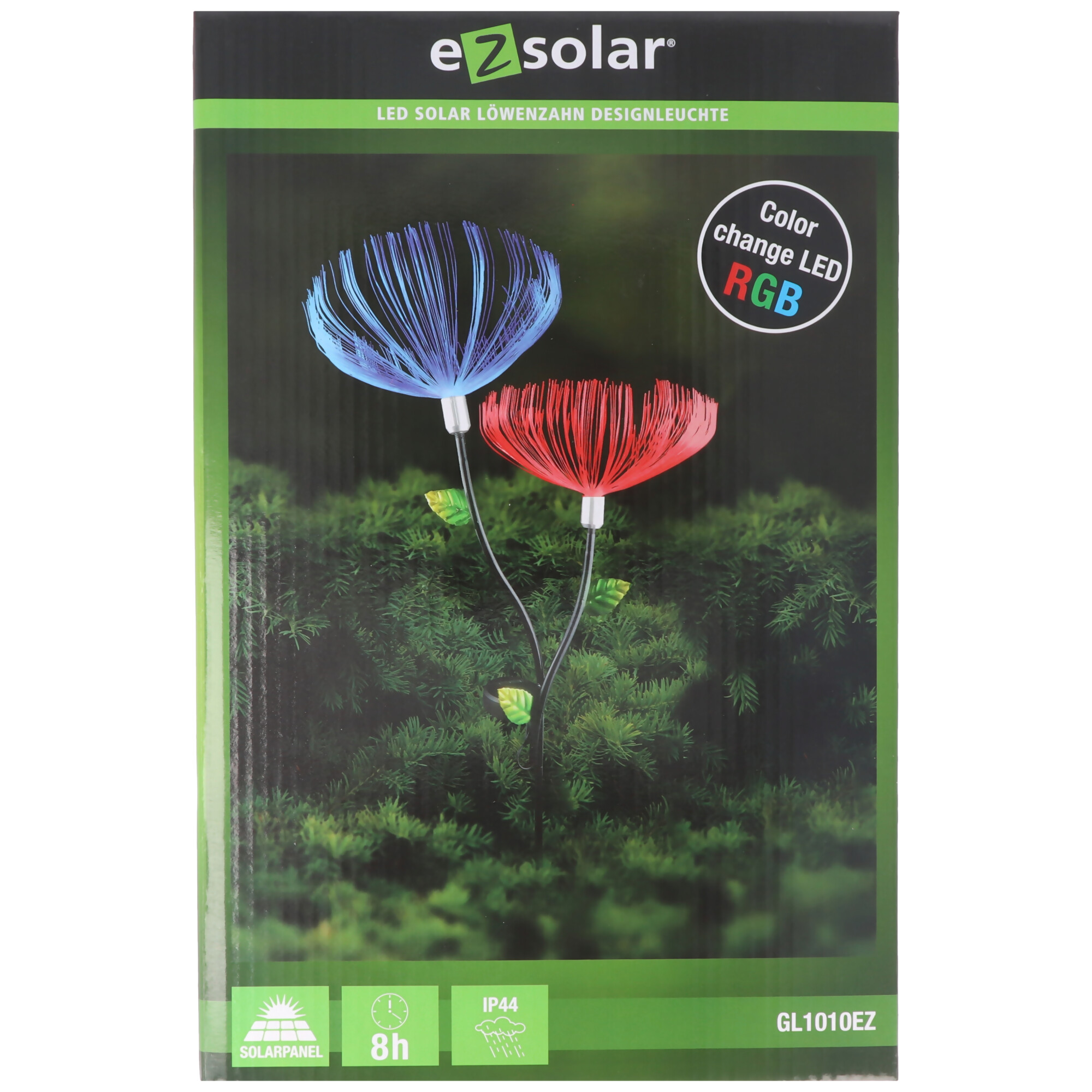EZSolar LED-Solar-Blume Dandelion - 2er-Set