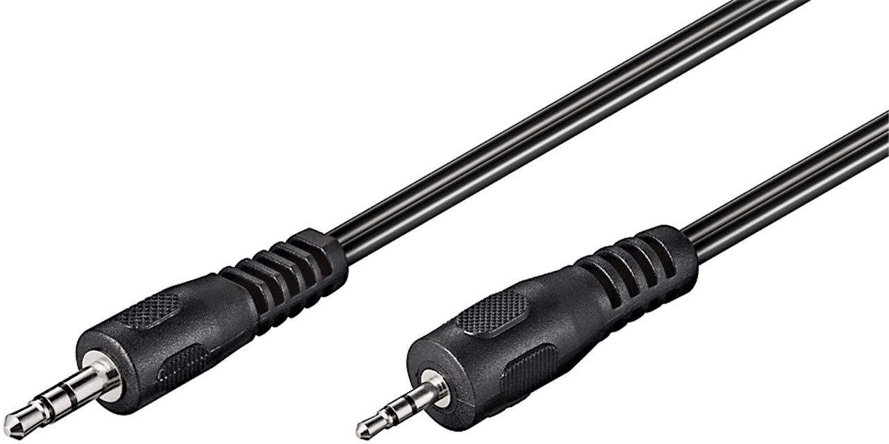 Goobay Audio Adapterkabel AUX, 3,5 mm zu 2,5 mm Stereo - Klinke 3,5 mm Stecker (3-Pin, stereo) > Klinke 2,5 mm Stecker (3-Pin, stereo)