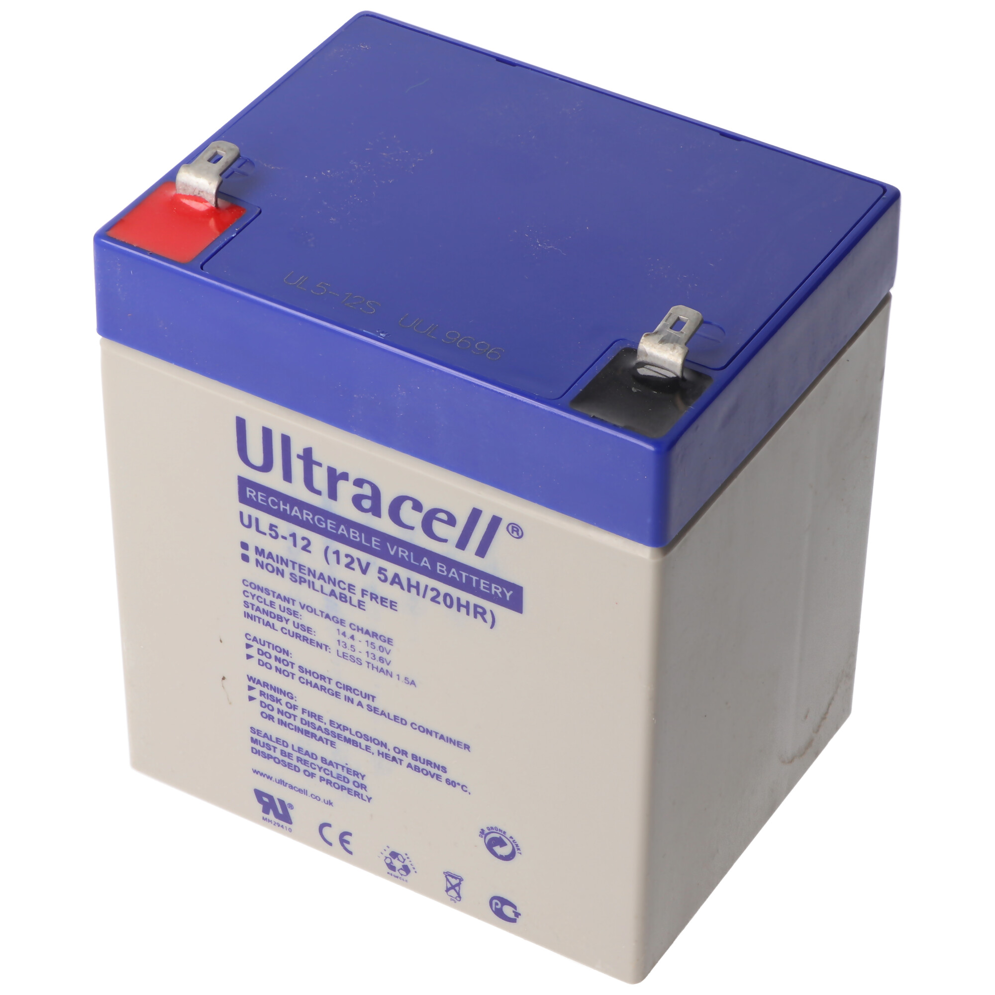Ultracell UL5-12 12V 5Ah Bleiakku AGM Blei Gel Akku
