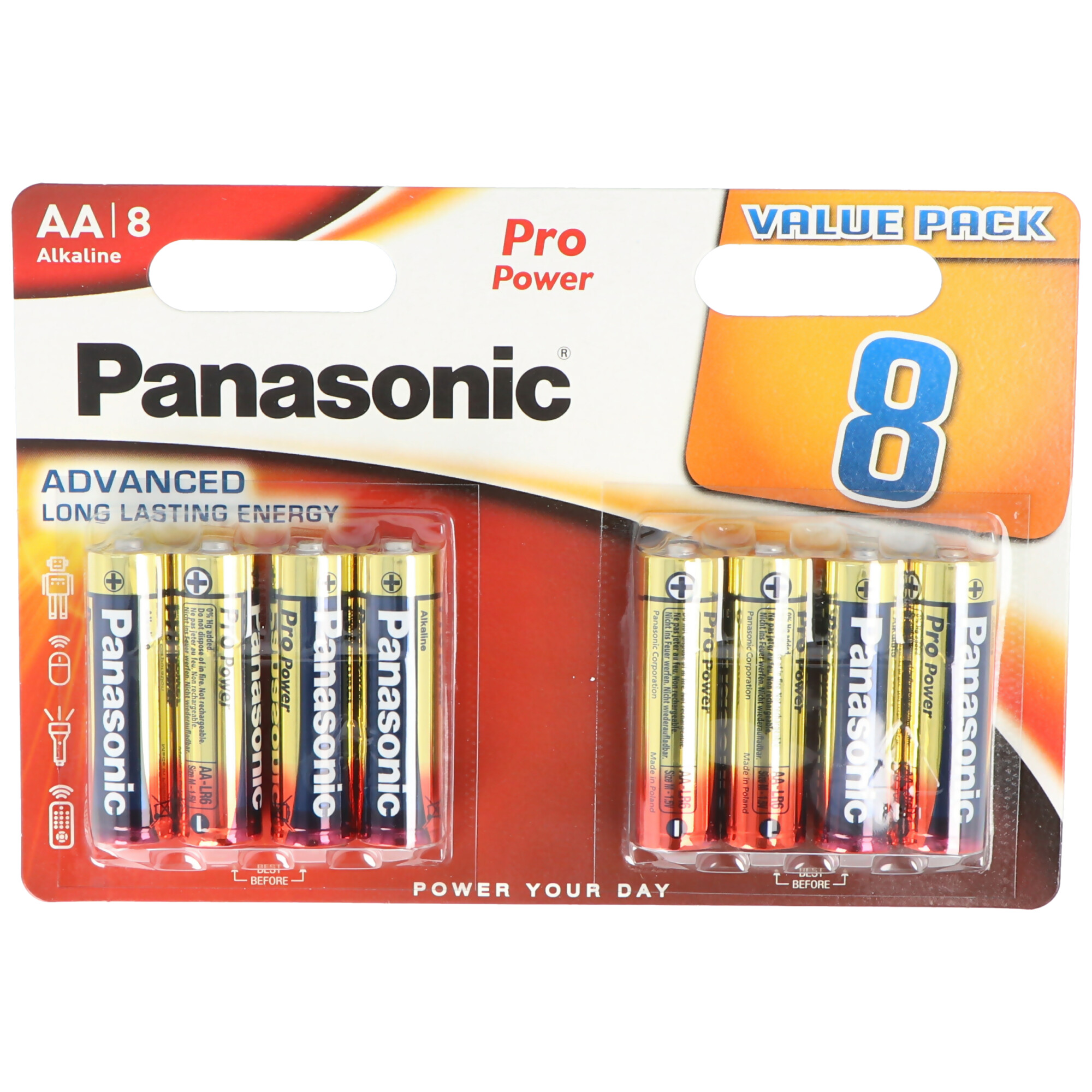 Panasonic PowerMax3 8er Spar-Pack Mignon/AA