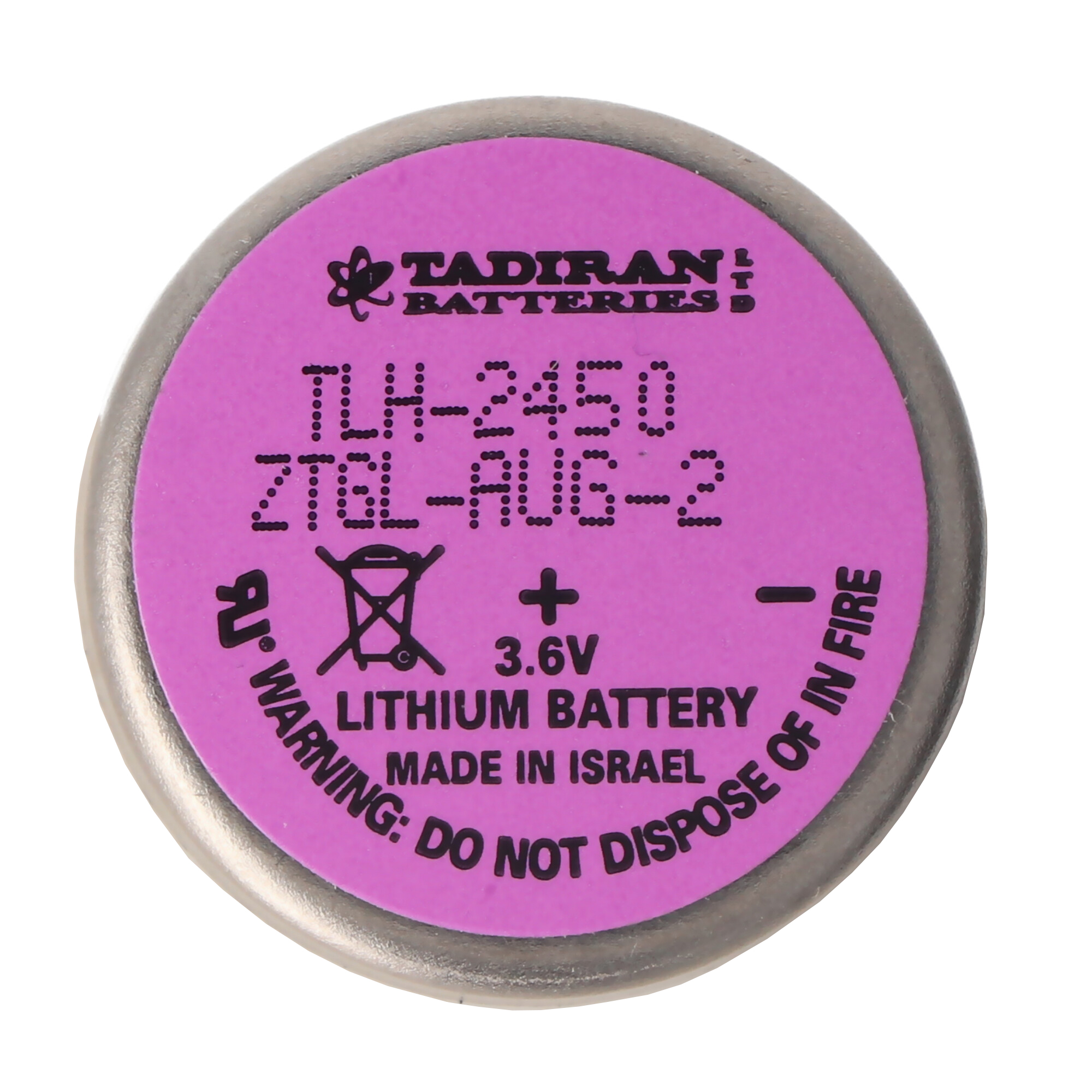Tadiran TLH-2450/P Batterie TLH-2450/P 3,6 Volt 550mAh mit Printstecker
