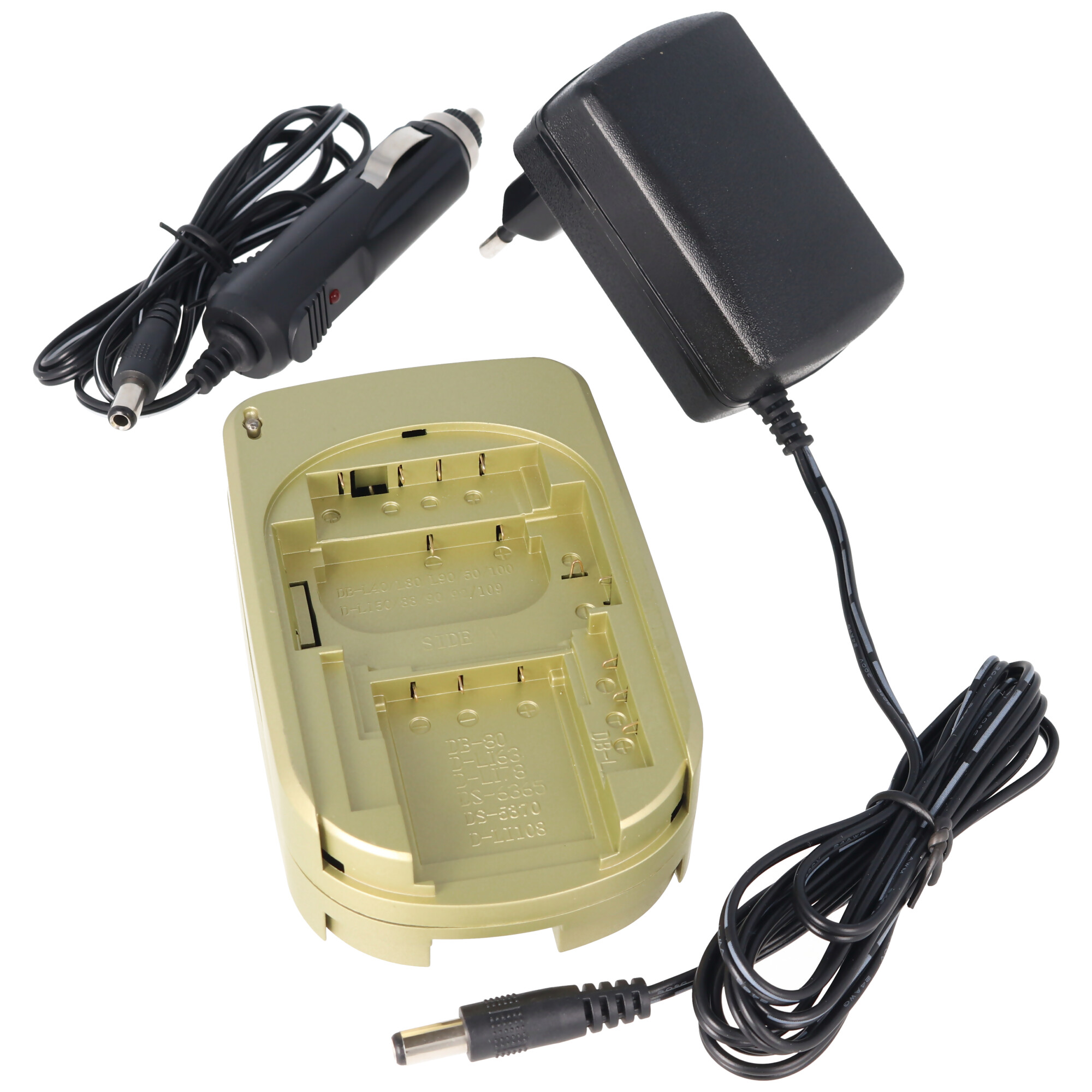 Double-side charger für Digital-Kamera und Camcorder Li-ion Akku, PEN, RIC, Sanyo