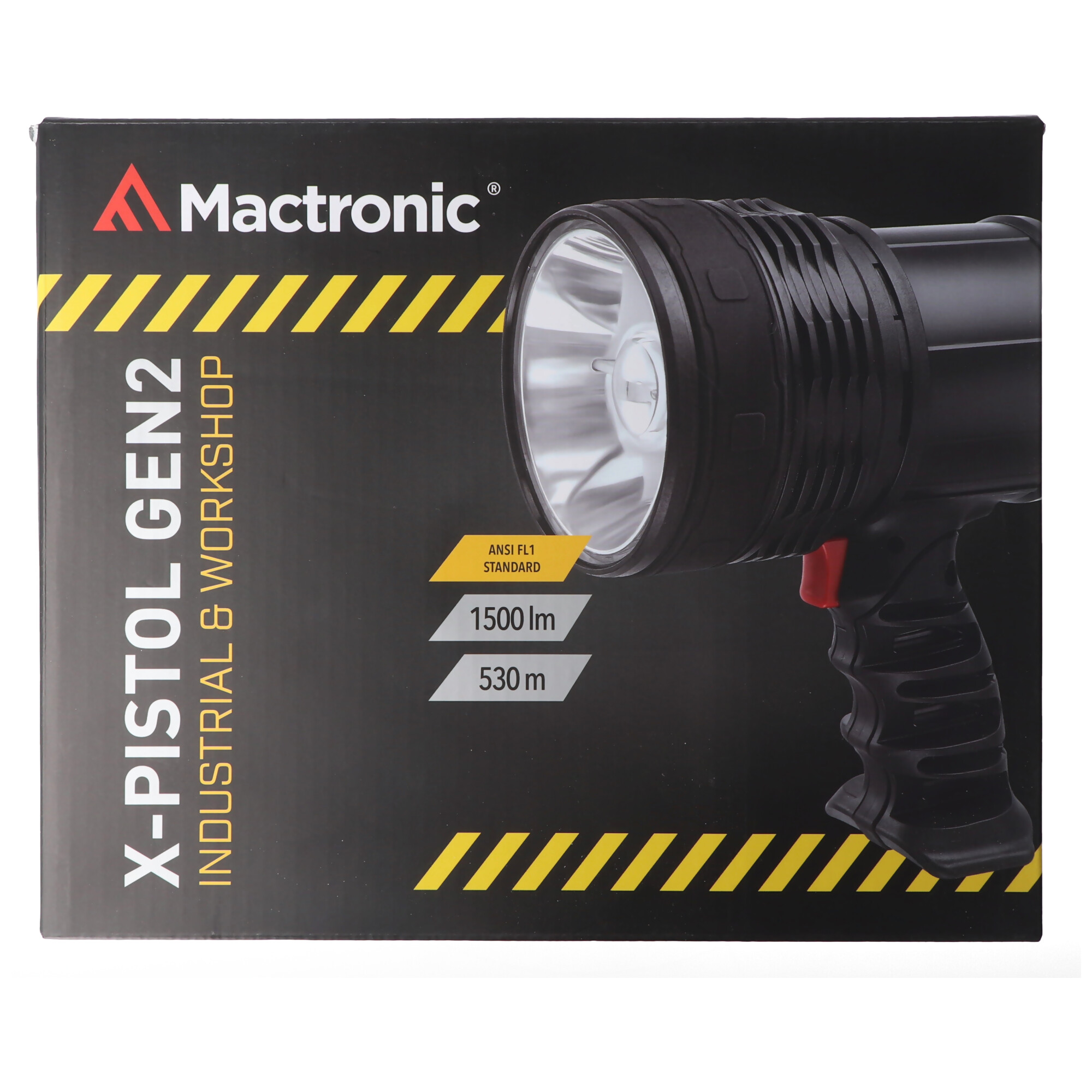 LED Handstrahler, der Suchstrahler mit , 1500 Lumen, mit Fokus, max. 530 Meter, Wasserdicht IPX6