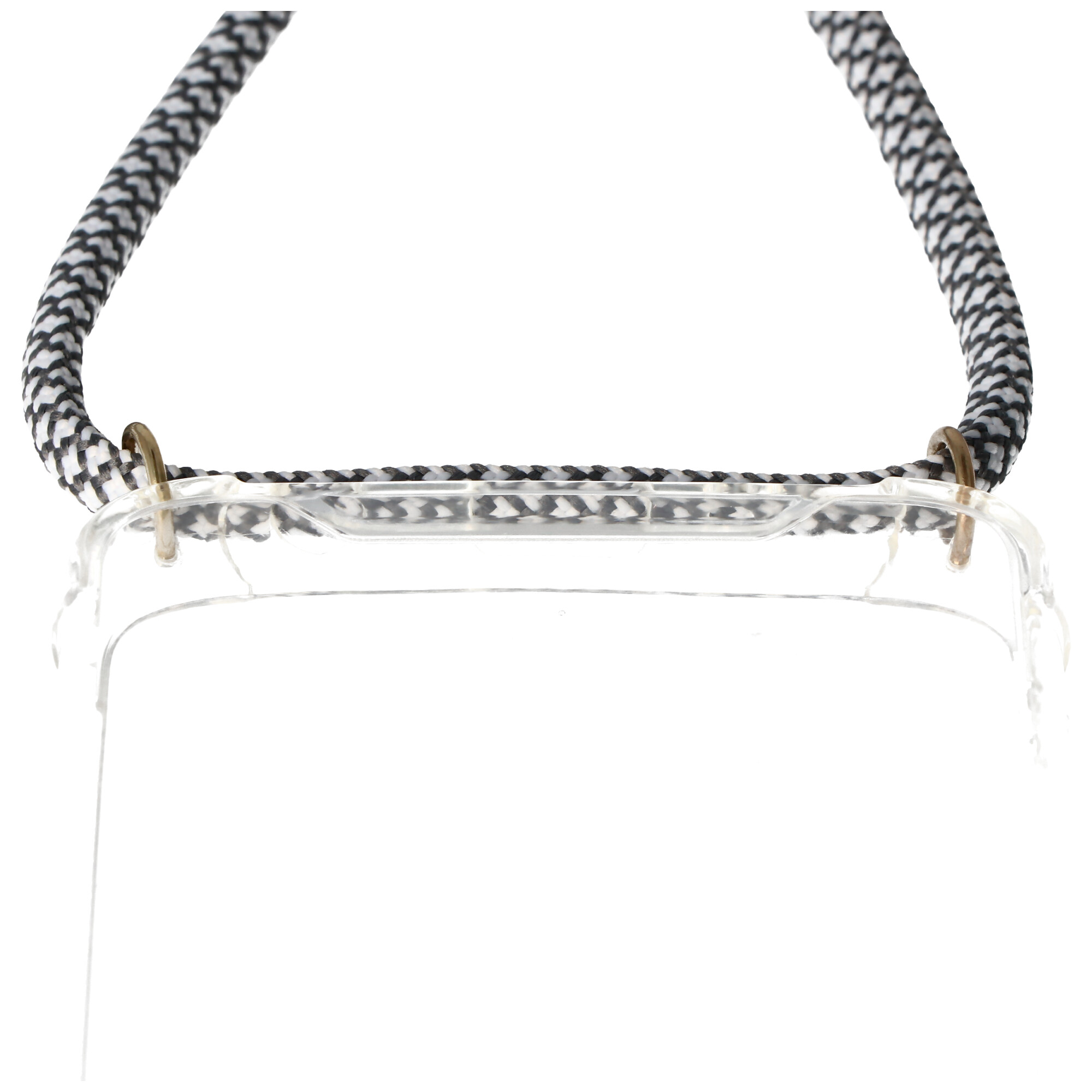 Necklace Case passend für iPhone 11 PRO MAX, Smartphonehülle mit Kordel grau,weiß zum Umhängen
