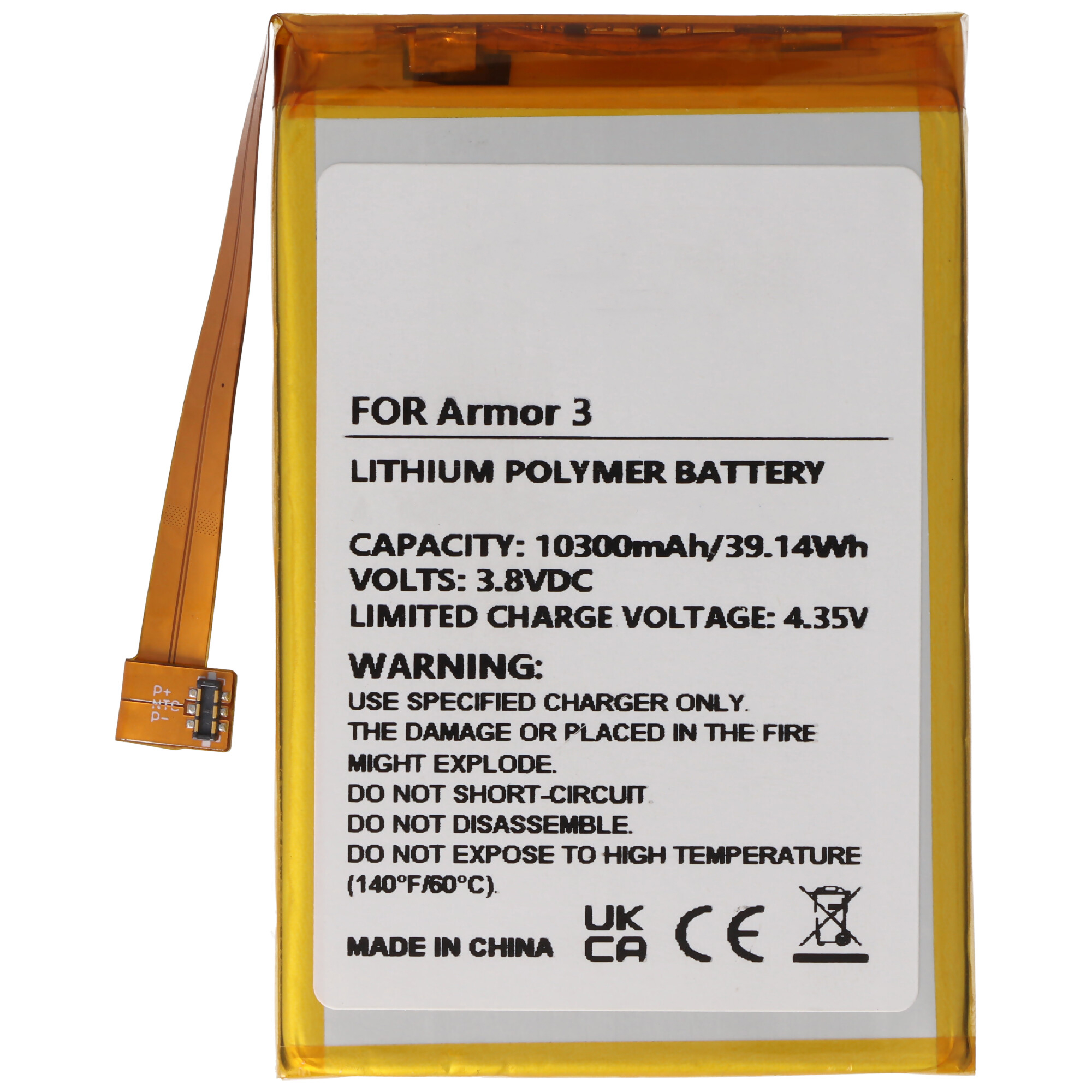 Li-Polymer-Akku 10300mAh 3.8V für Ulefone Armor 3 Handy