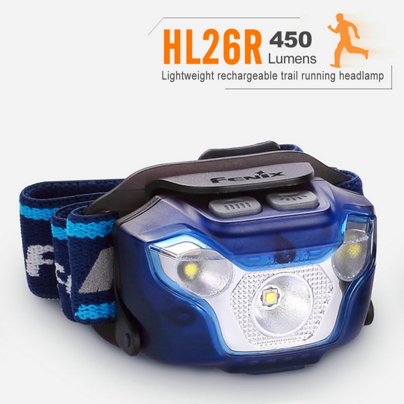 Fenix HL26R LED Stirnlampe schwarz mit Li-Polymer-Akku 1600mAh