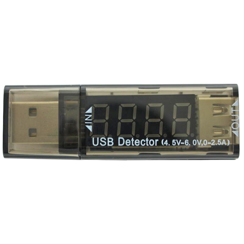 Handlicher USB-Detektor zur Messung der aktuellen Leistung des USB-Ausgangs