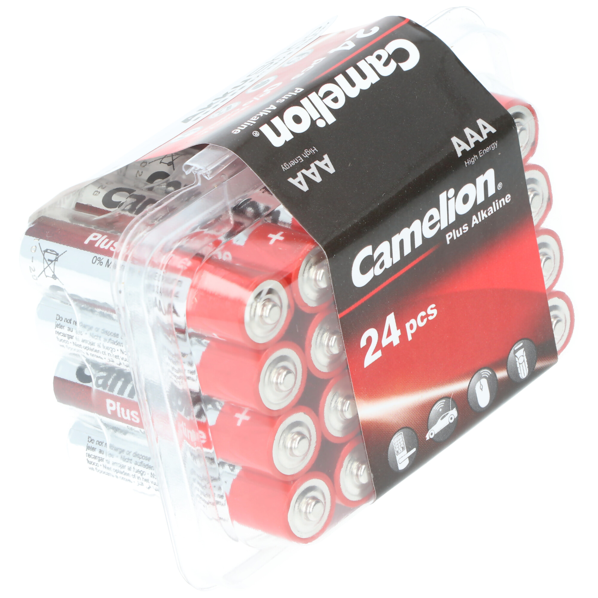 Camelion Plus Alkaline AAA Batterien, 24 Stück in praktischer Aufbewahrungsbox