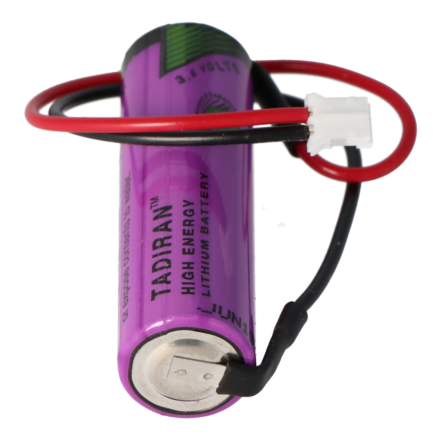 Ersatzbatterie passend für die Testo Datenlogger 175-T1 Batterie mit Kabel und Stecker