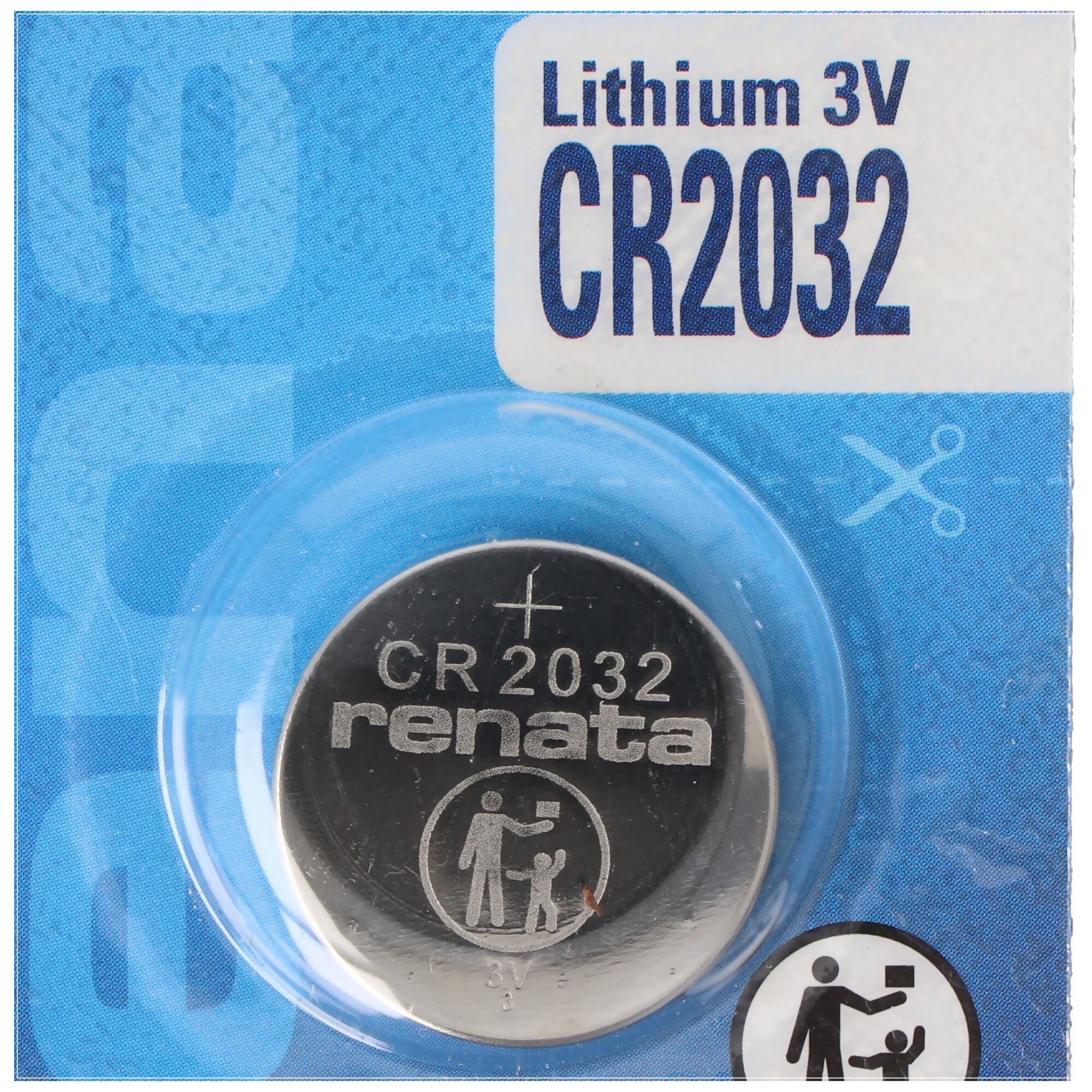 Renata CR2032 Lithium Batterie, Lithiumzelle CR2032, 3V