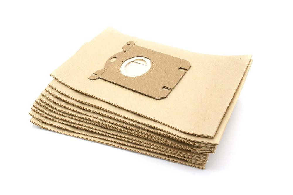 AccuCell 10x Beutel Papier für Staubsauger wie- Saugroboter Filterclean E 5