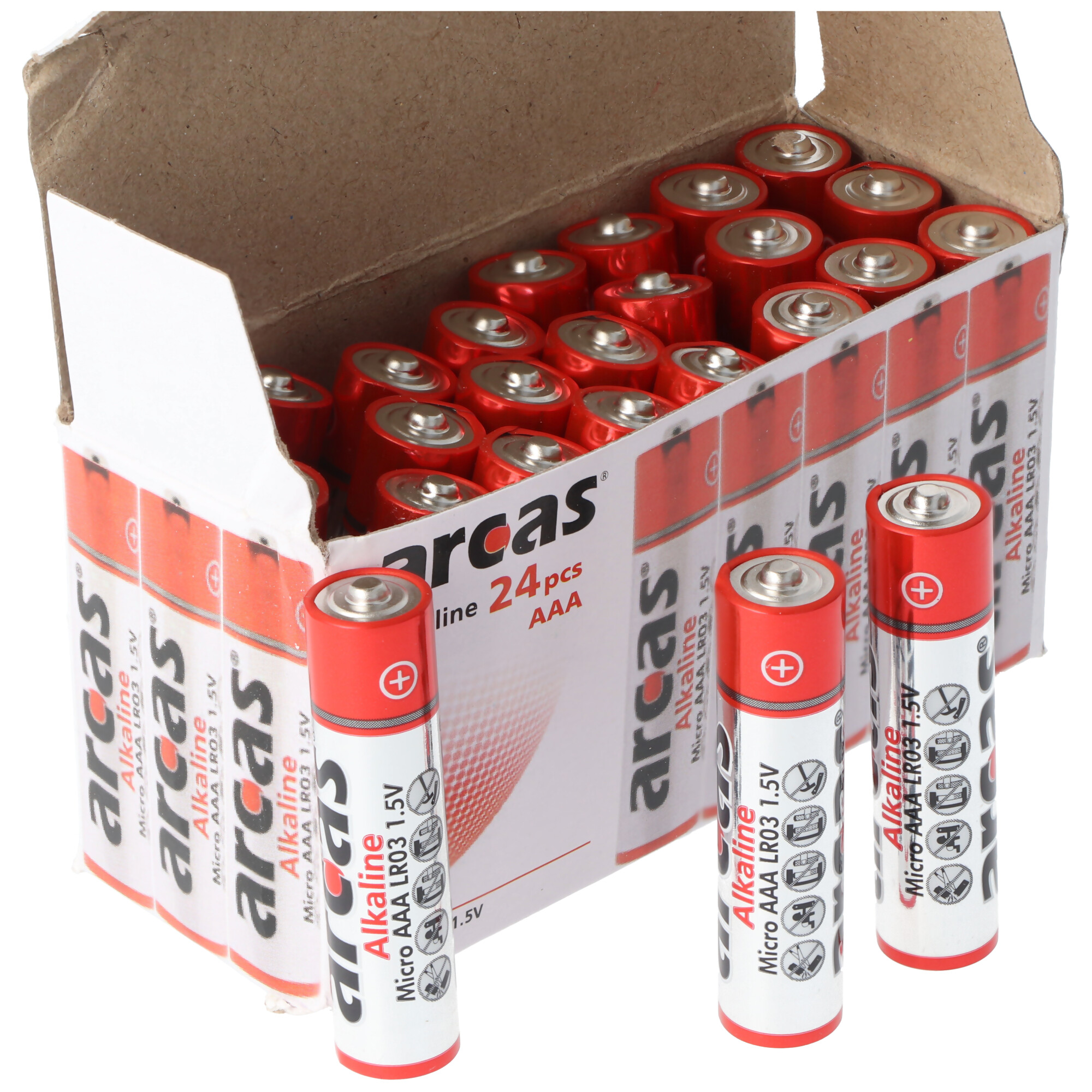 Alkaline Batterie LR03, AAA, Micro, 1,5V 24 Stück im Karton