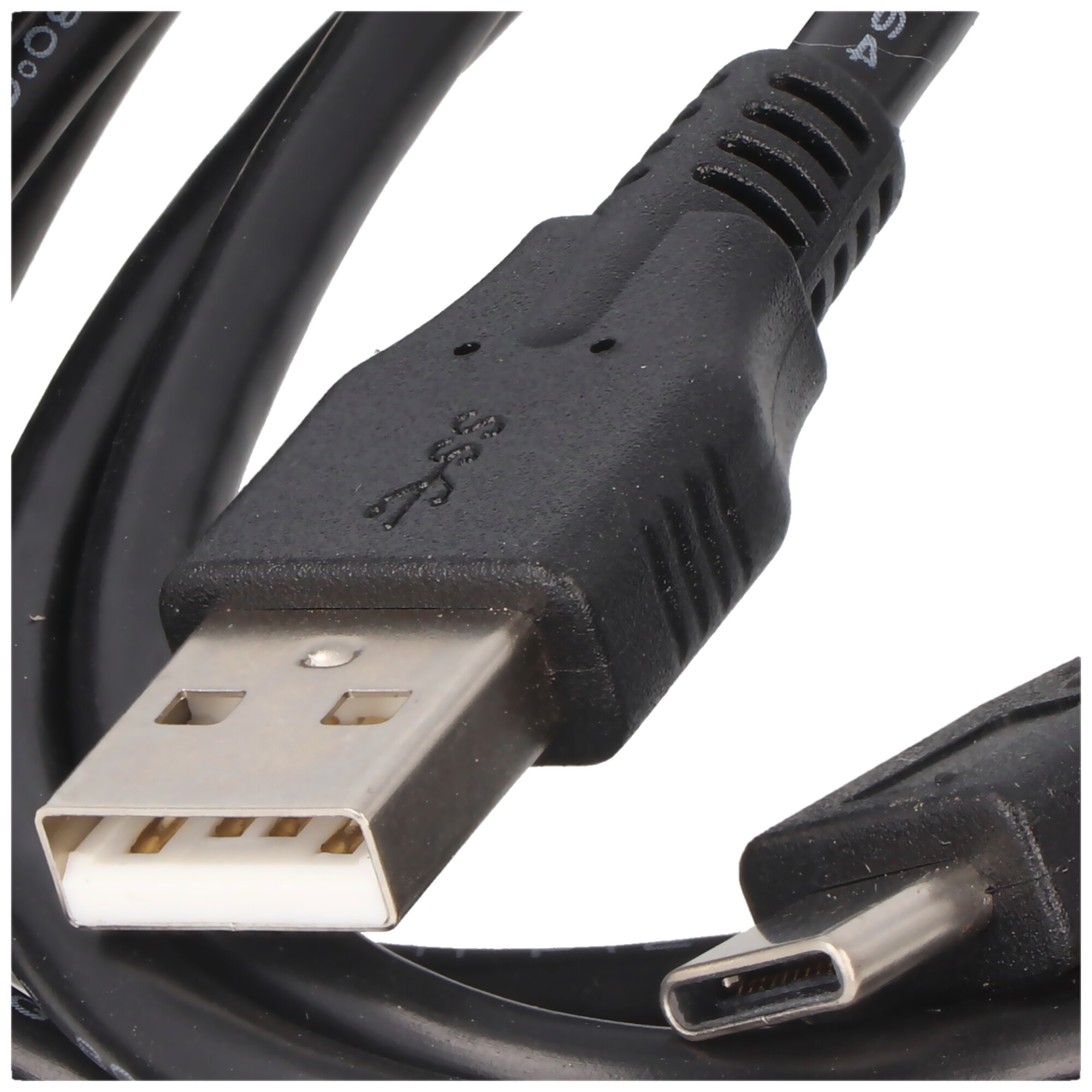 AccuCell Datenkabel - USB Type C (USB-C) Stecker auf USB A (USB-A 2.0) Stecker - 1,8m