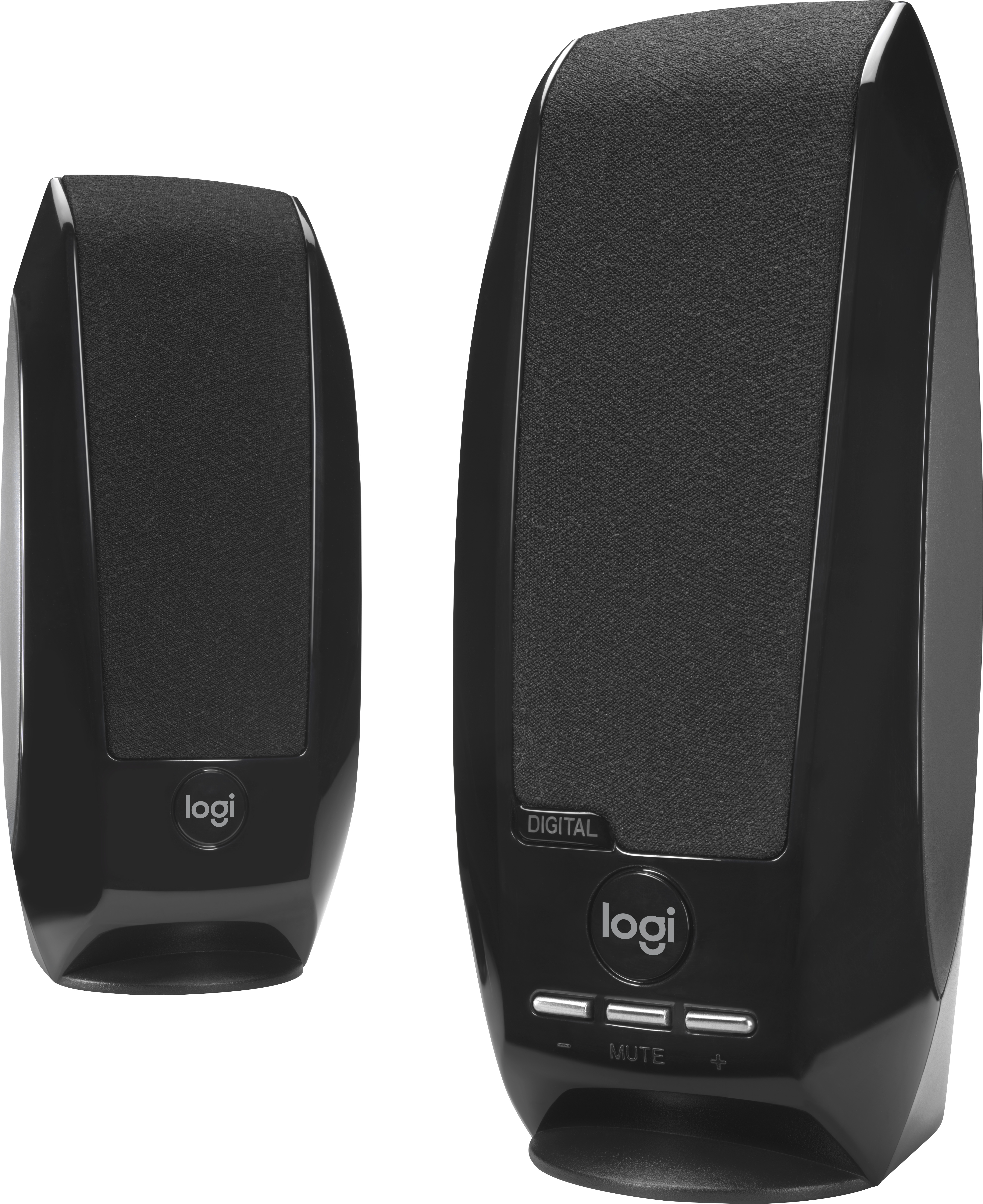 Logitech Lautsprecher S150, Audio, Stereo 2.0, 1.2W schwarz, Business