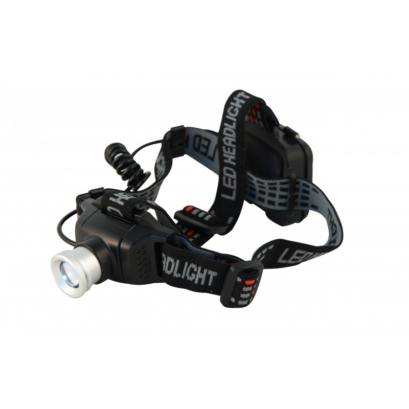 ARGO Zoom LED-Stirnlampe IH535 mit Zoom und Rücklicht, ARGO ZOOM EVO Stirnleuchte 6W 400 Lumen, inklusive Batterien