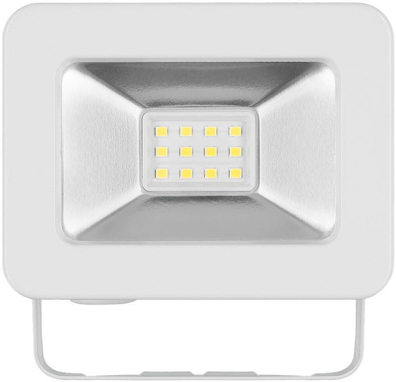 Goobay LED-Außenstrahler, 10 W - mit 850 lm, neutralweißem Licht (4000 K) und M16-Kabelverschraubung, für den Außeneinsatz geeignet (IP65)