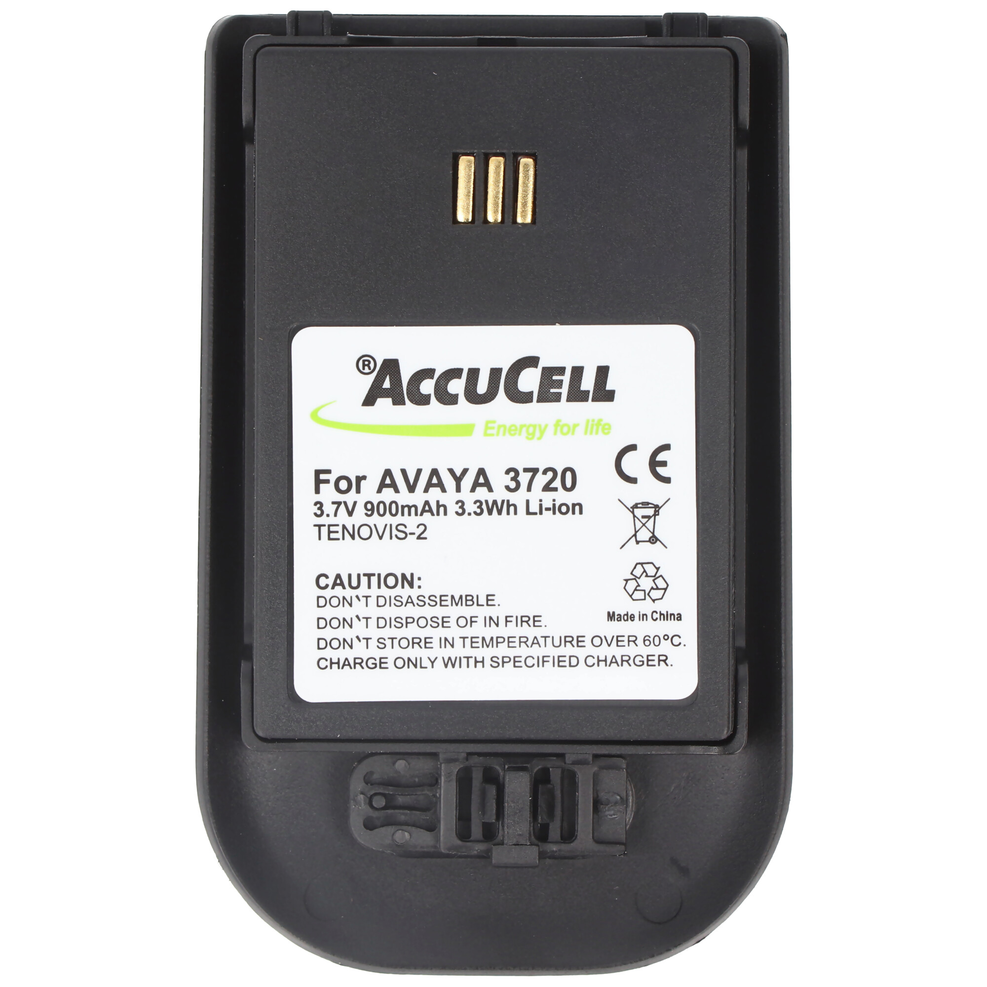 AccuCell Akku passend für AVAYA 3725 DECT, DH4, 0486515, 660190/R1AA.700.500.841, 700500841, 660273/1BDH4-ACAB, 660190/2C