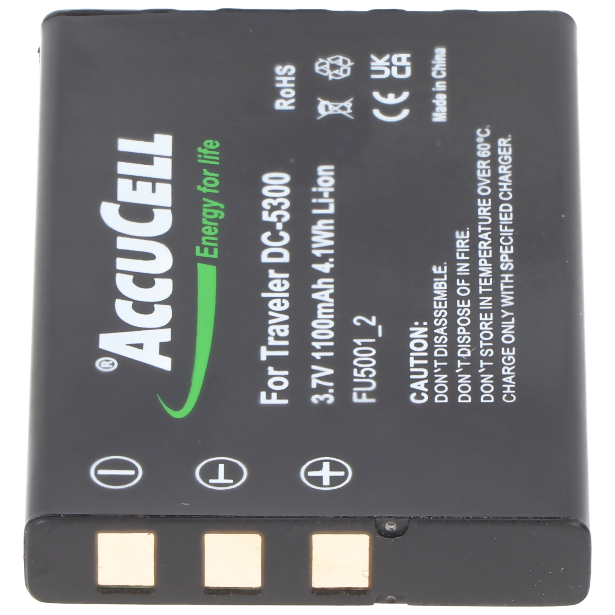 AccuCell Akku passend für Aiptek Pocket DV 5700 Akku 4809000015